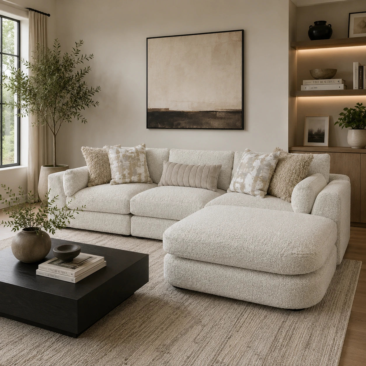 Juniper 2-Piece Loveseat with Ottoman