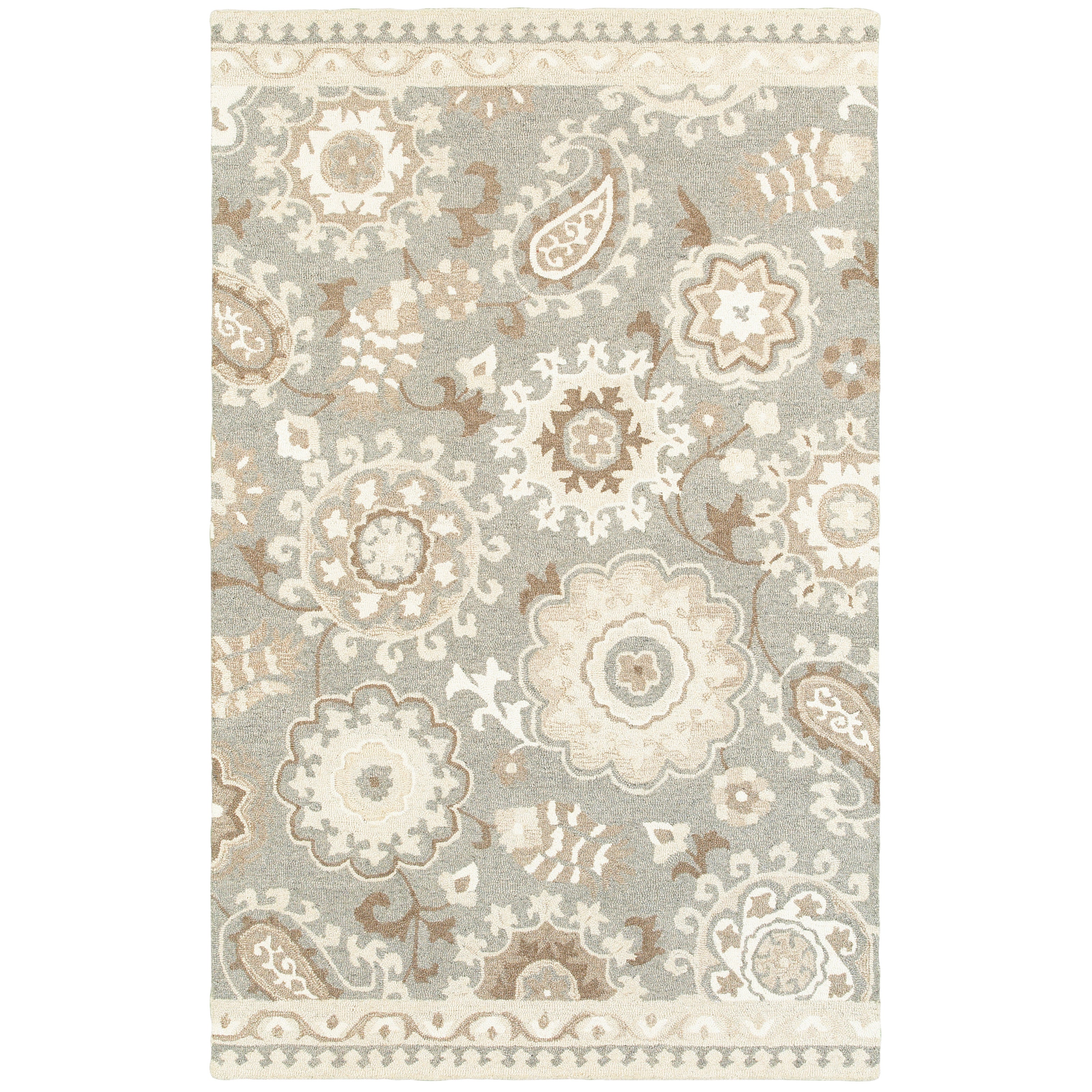 Oriental Weavers Craft 93003 Grey/Sand Area Rug