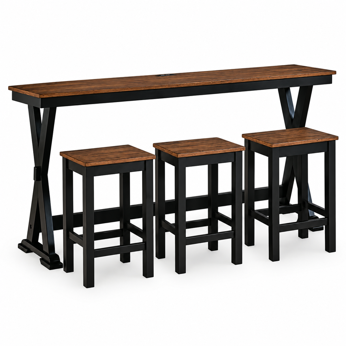 Mila Rectangular Counter-Height Dining Table Set
