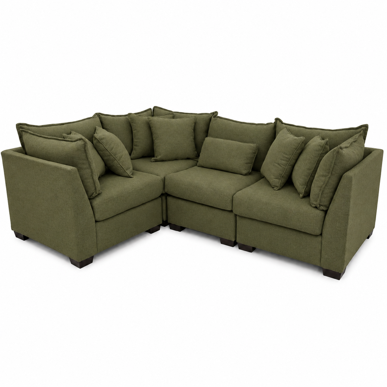 Alina 4 Pc Corner Sectional in Ivory