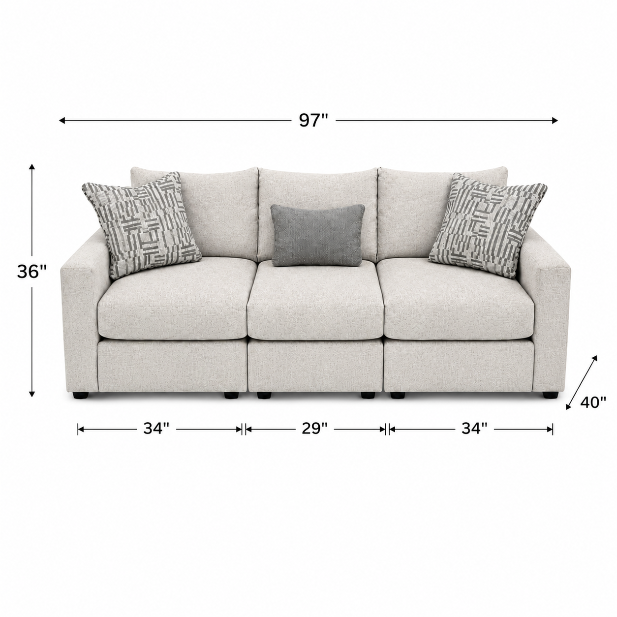 Parker 3 Pc Sofa