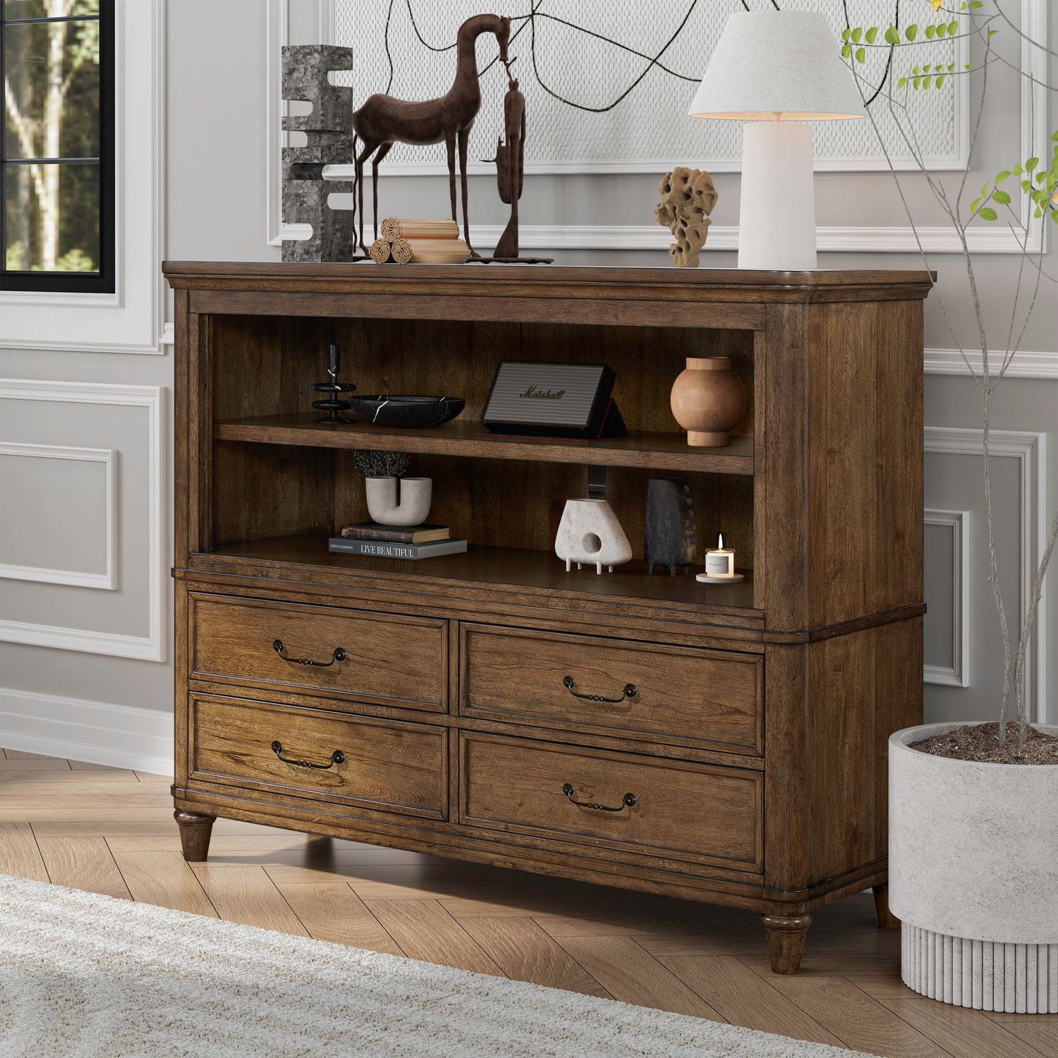 2 Drawer Fireplace Chest