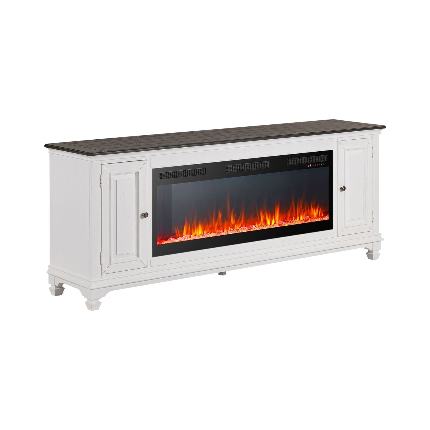 417 80 Inch Console w/ Fire FTS