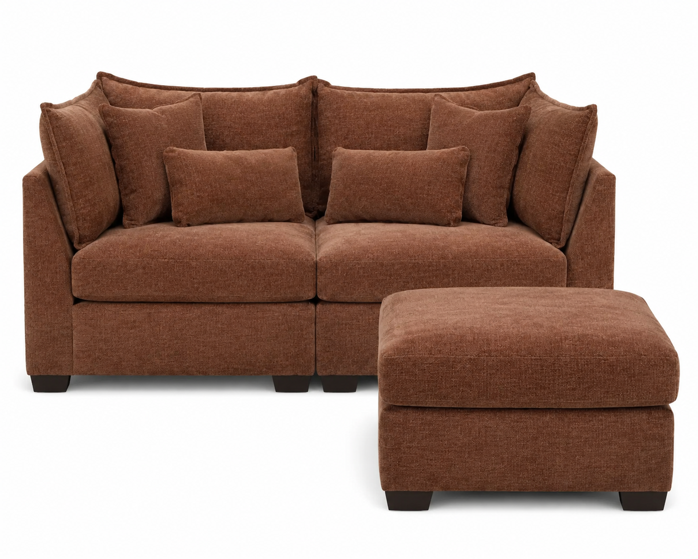 Alina 2 Pc Loveseat with Storage Ottoman