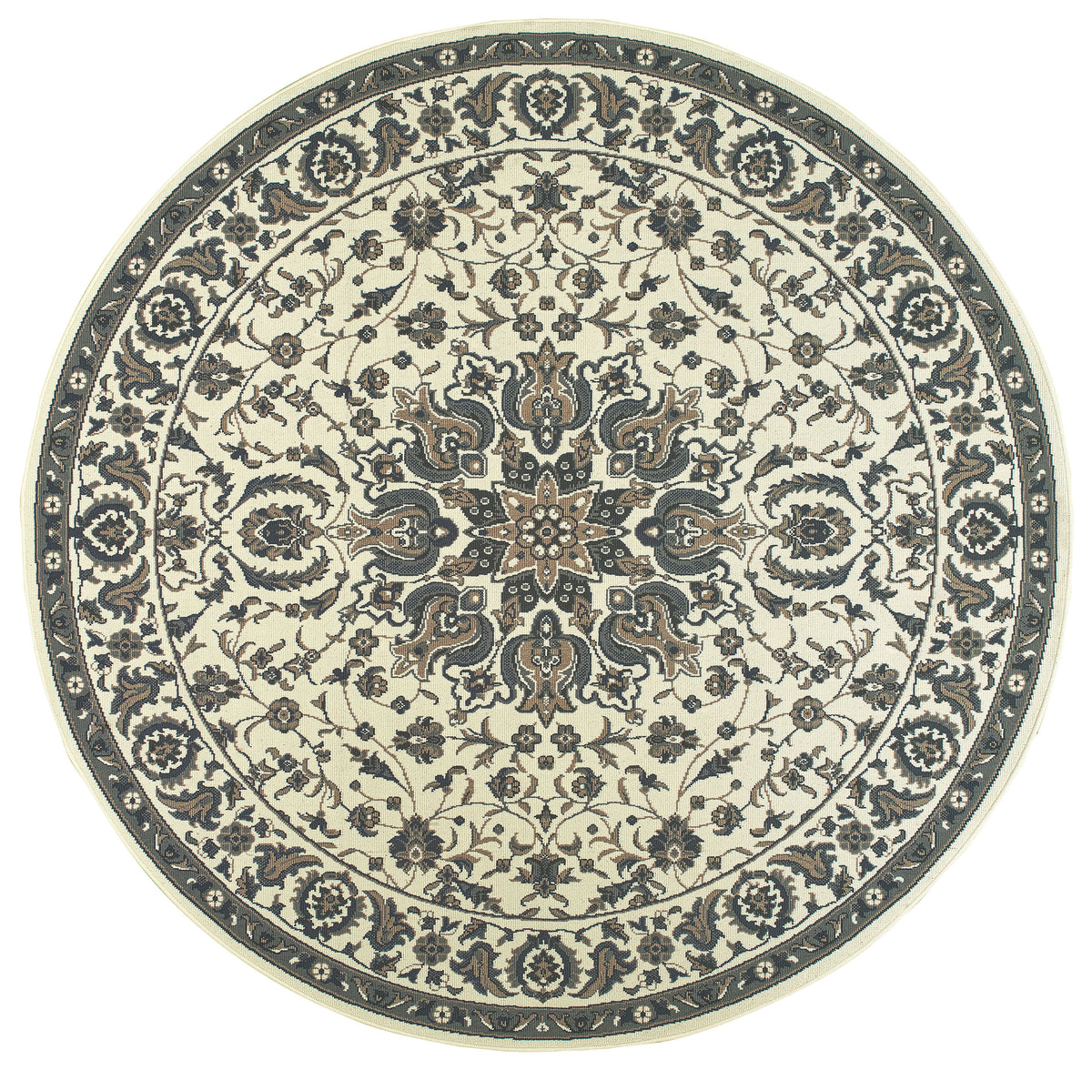 Oriental Weavers Majorca MAJ04 Grey/Blue Area Rug