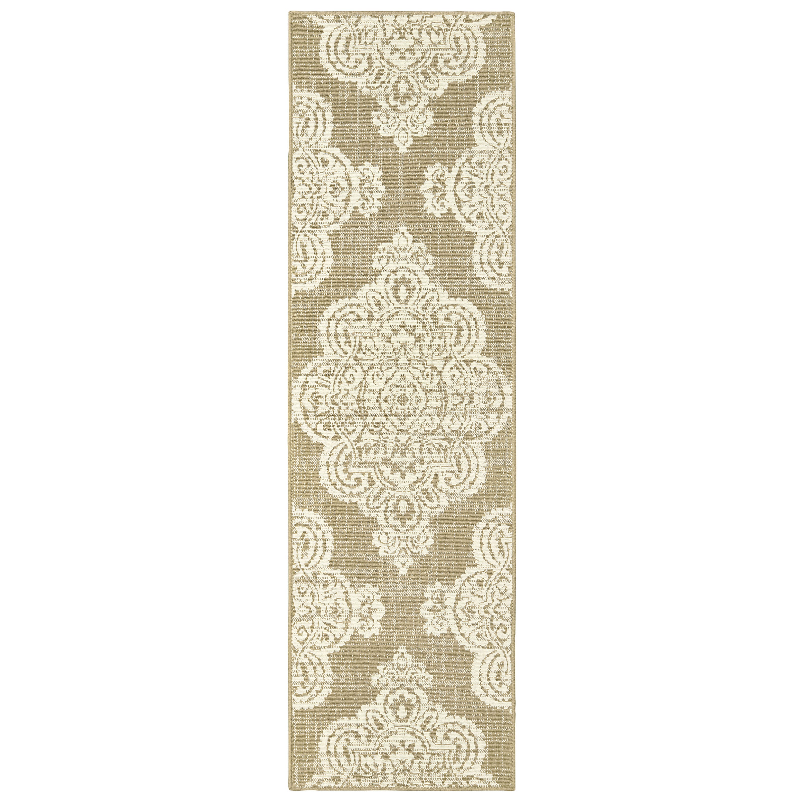 Oriental Weavers Mallory MAL02 Beige/Yellow Area Rug