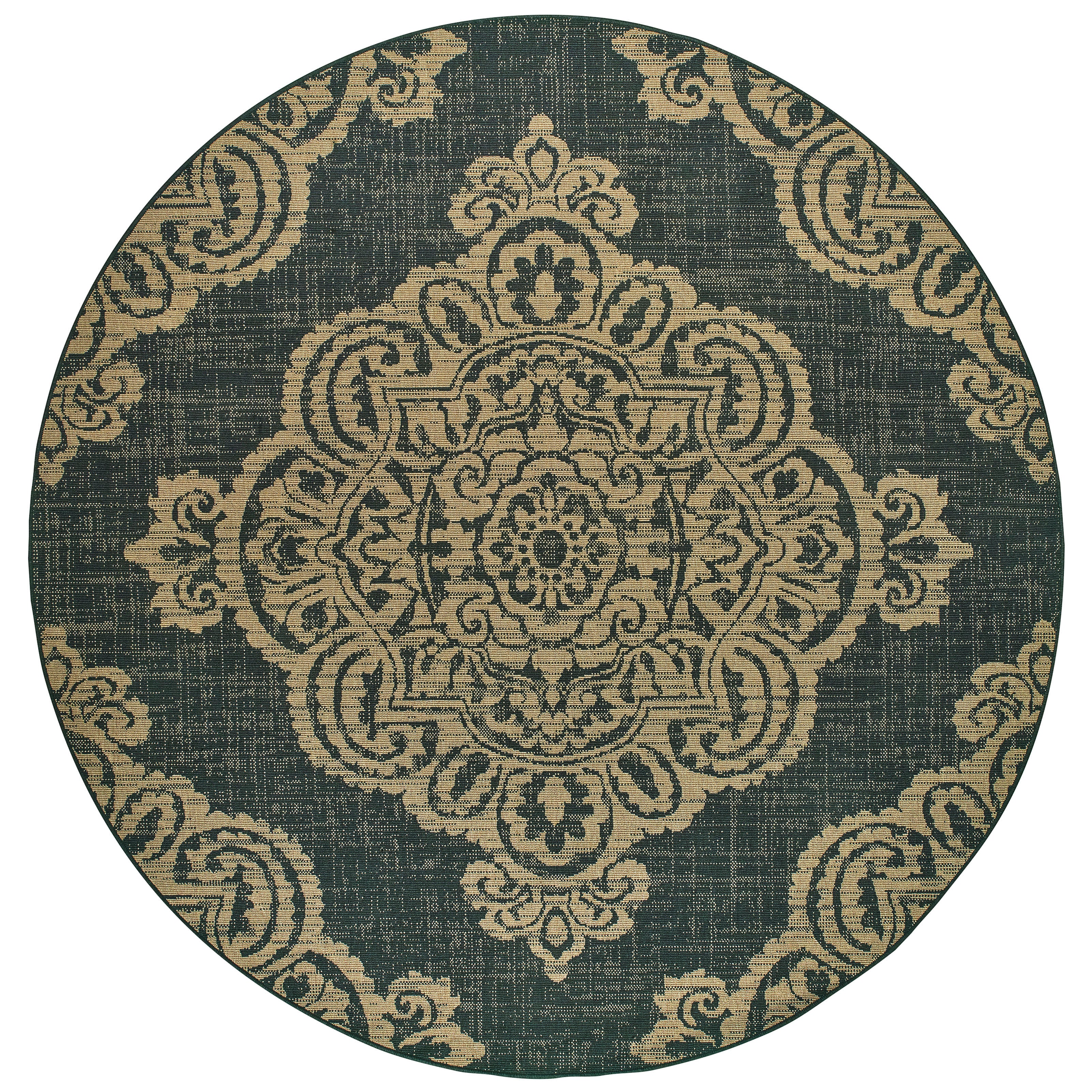 Oriental Weavers Mallory MAL04 Grey/Blue Area Rug