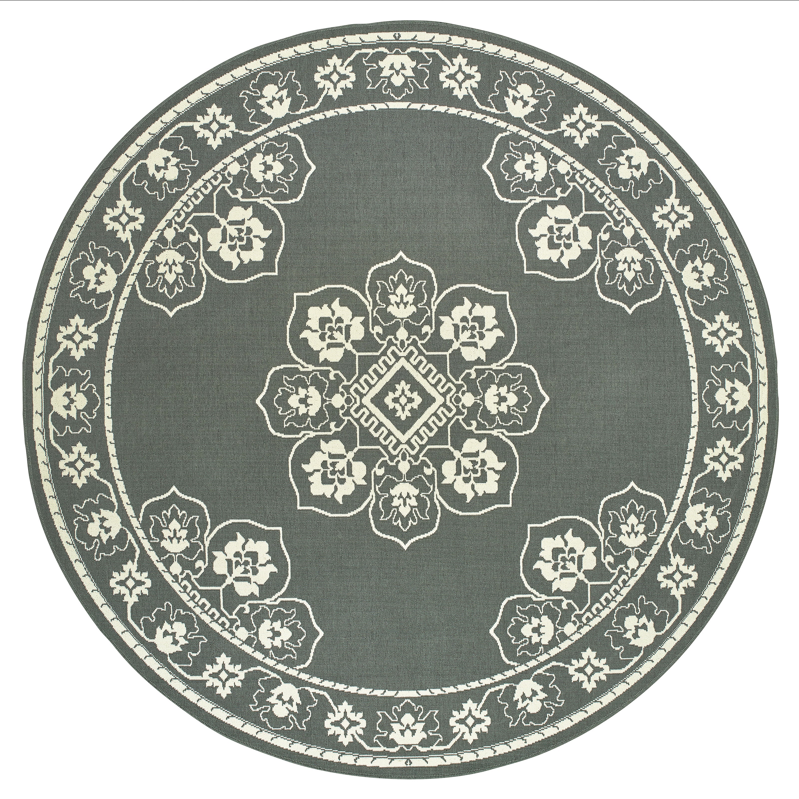 Oriental Weavers Mallory MAL10 Grey/Gold Area Rug