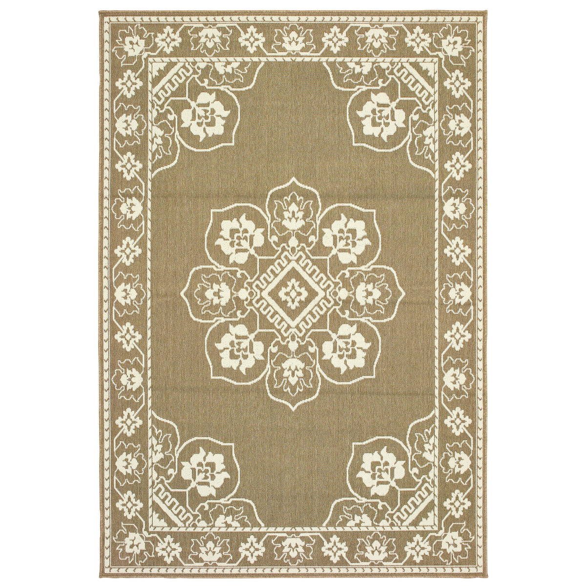 Oriental Weavers Mallory MAL10 Grey/Gold Area Rug