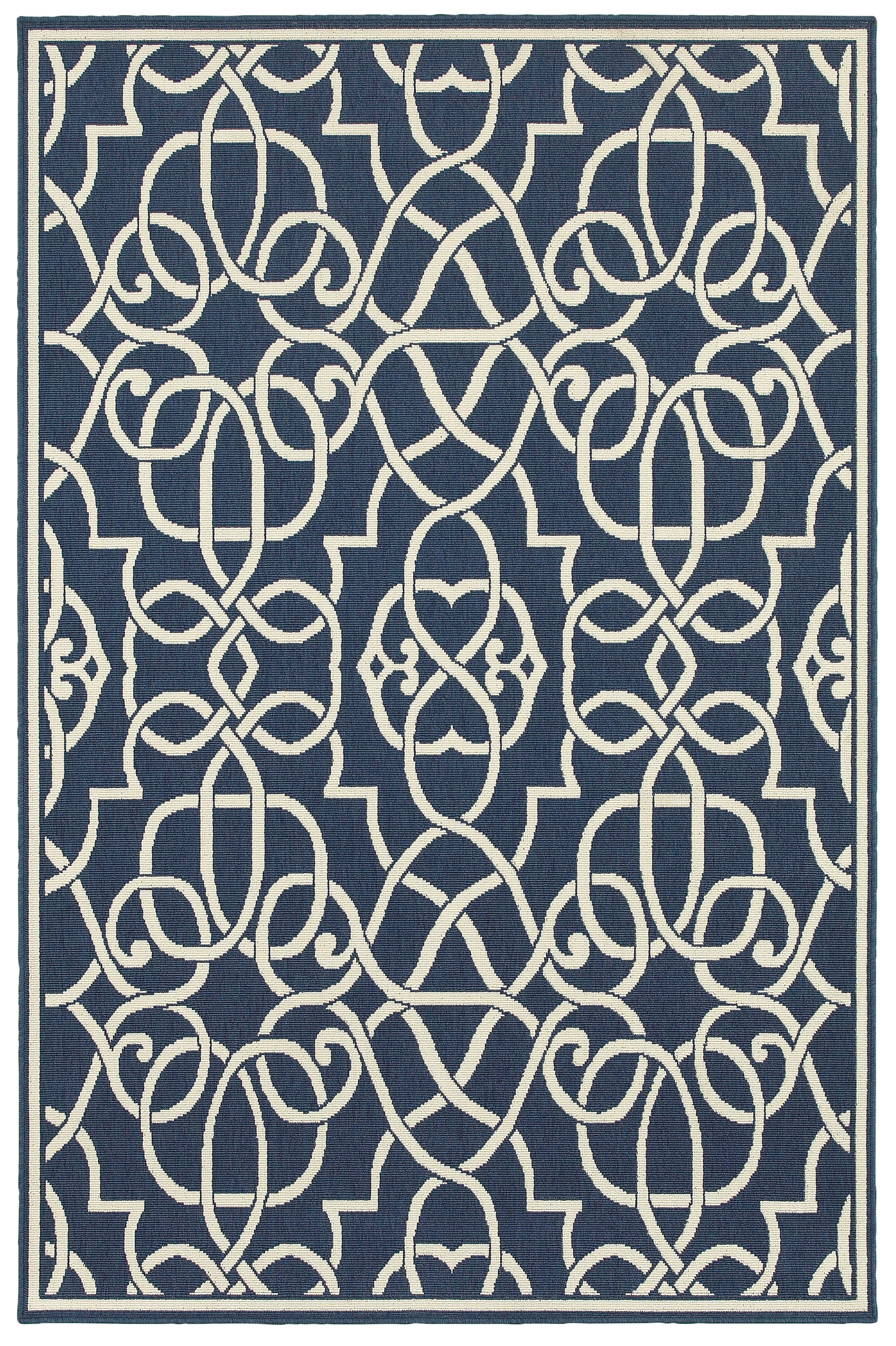 Oriental Weavers Masterpiece 1802B Navy/Multi Area Rug