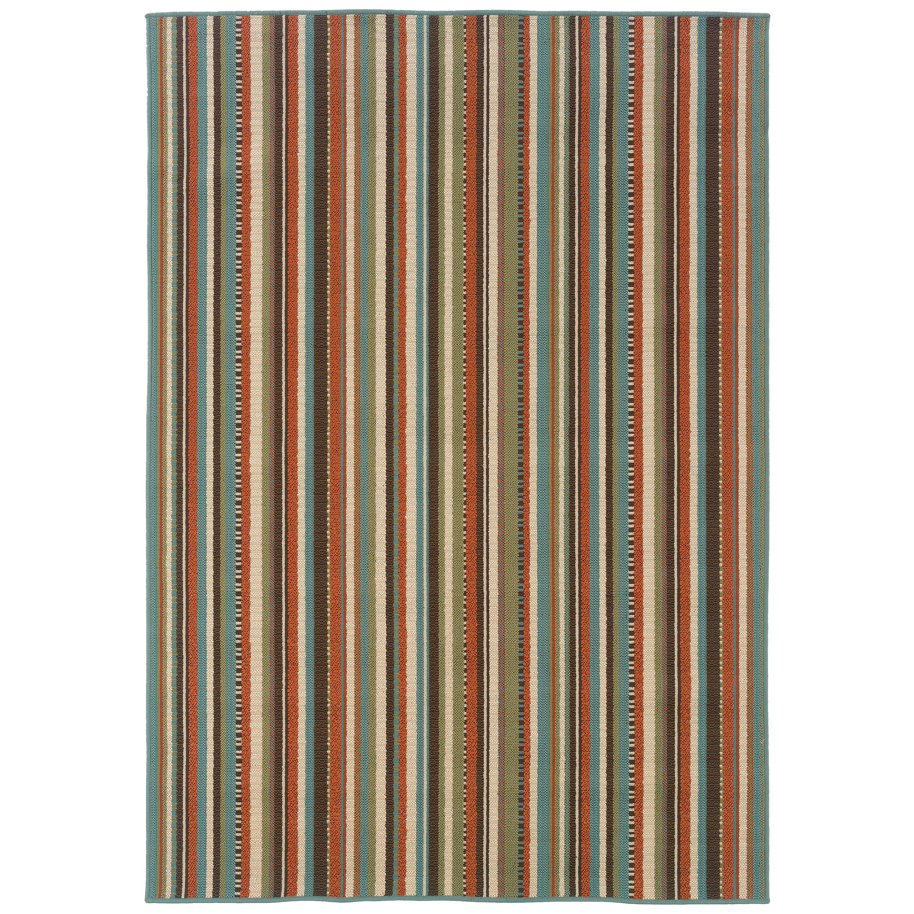 Oriental Weavers Meridian 5703B Navy/Ivory Area Rug