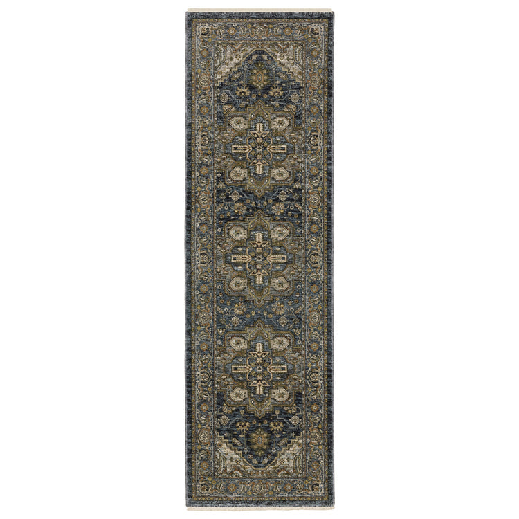 Oriental Weavers Aberdeen 1144Q Blue/Blue Area Rug