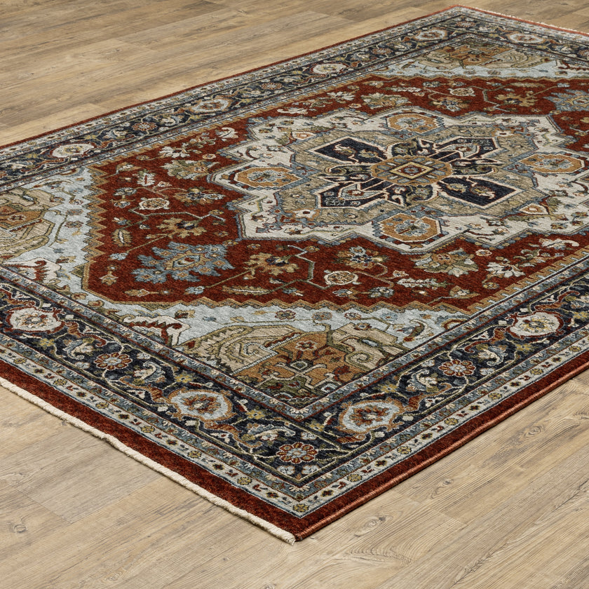 Oriental Weavers Aberdeen 1144R Red/Blue Area Rug