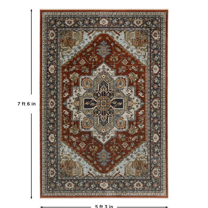 Oriental Weavers Aberdeen 1144R Red/Blue Area Rug