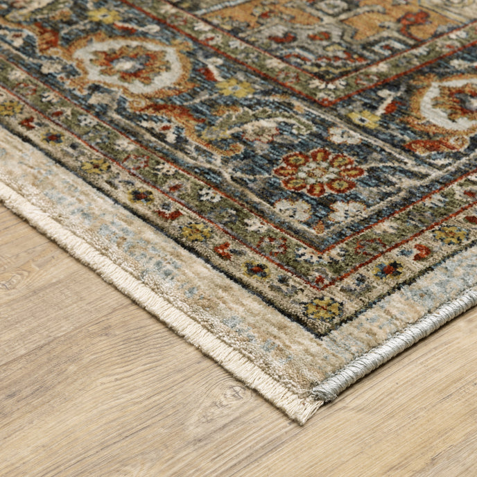 Oriental Weavers Aberdeen 1144W Ivory/Blue Area Rug