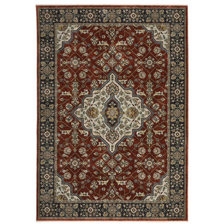 Oriental Weavers Aberdeen 4151R Red/Blue Area Rug
