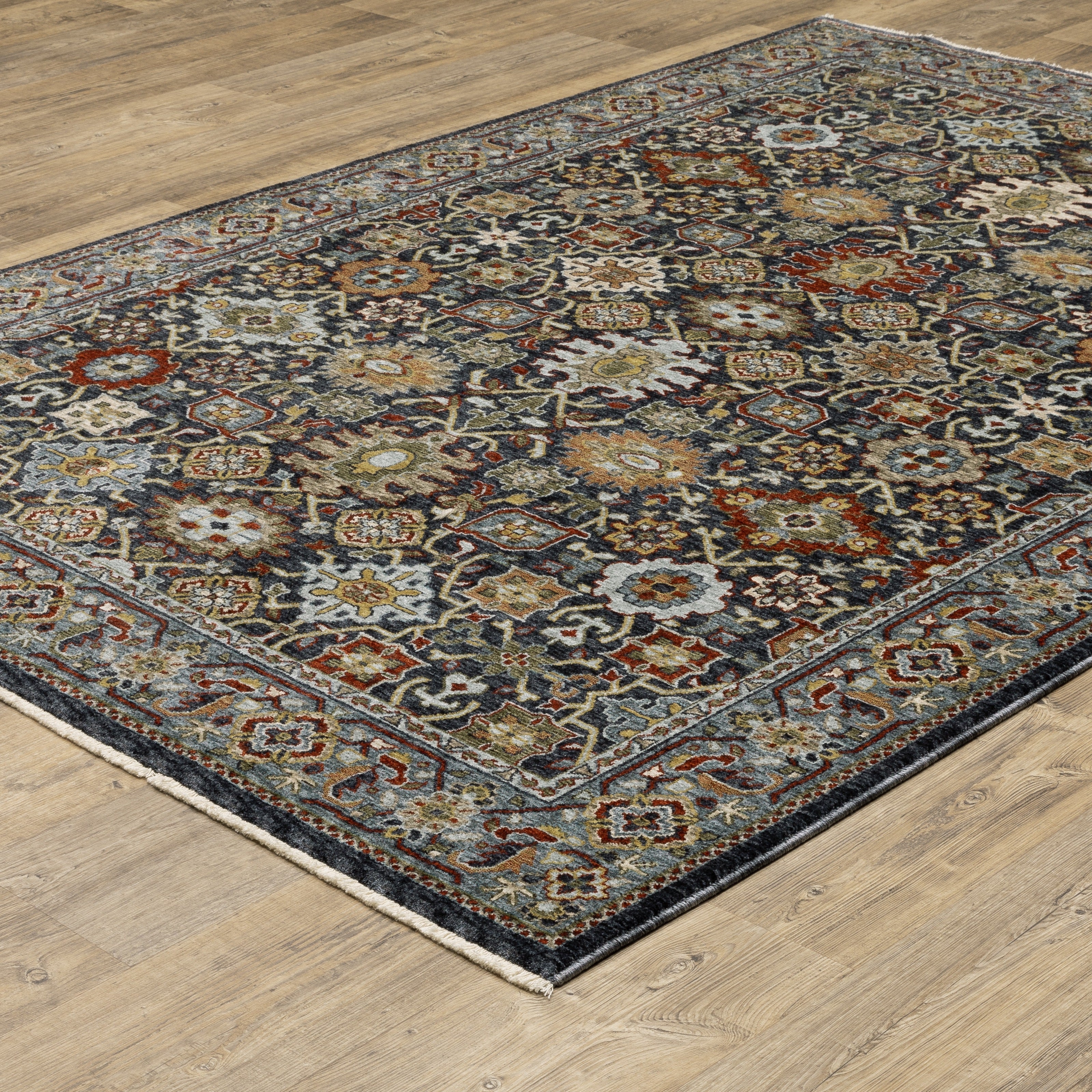 Oriental Weavers Aberdeen 4922D Blue/Multi Area Rug