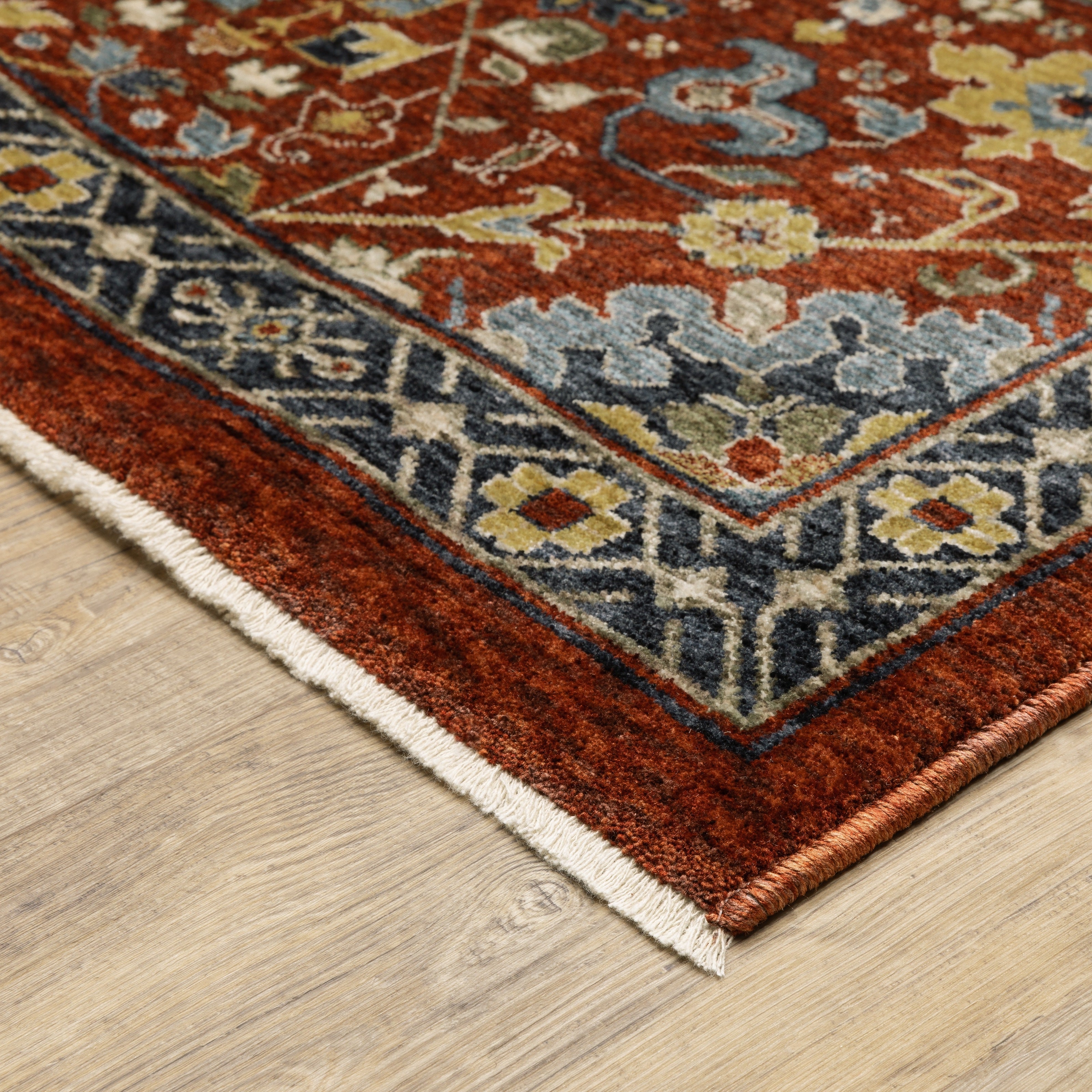 Oriental Weavers Aberdeen 6R Red/Multi Area Rug