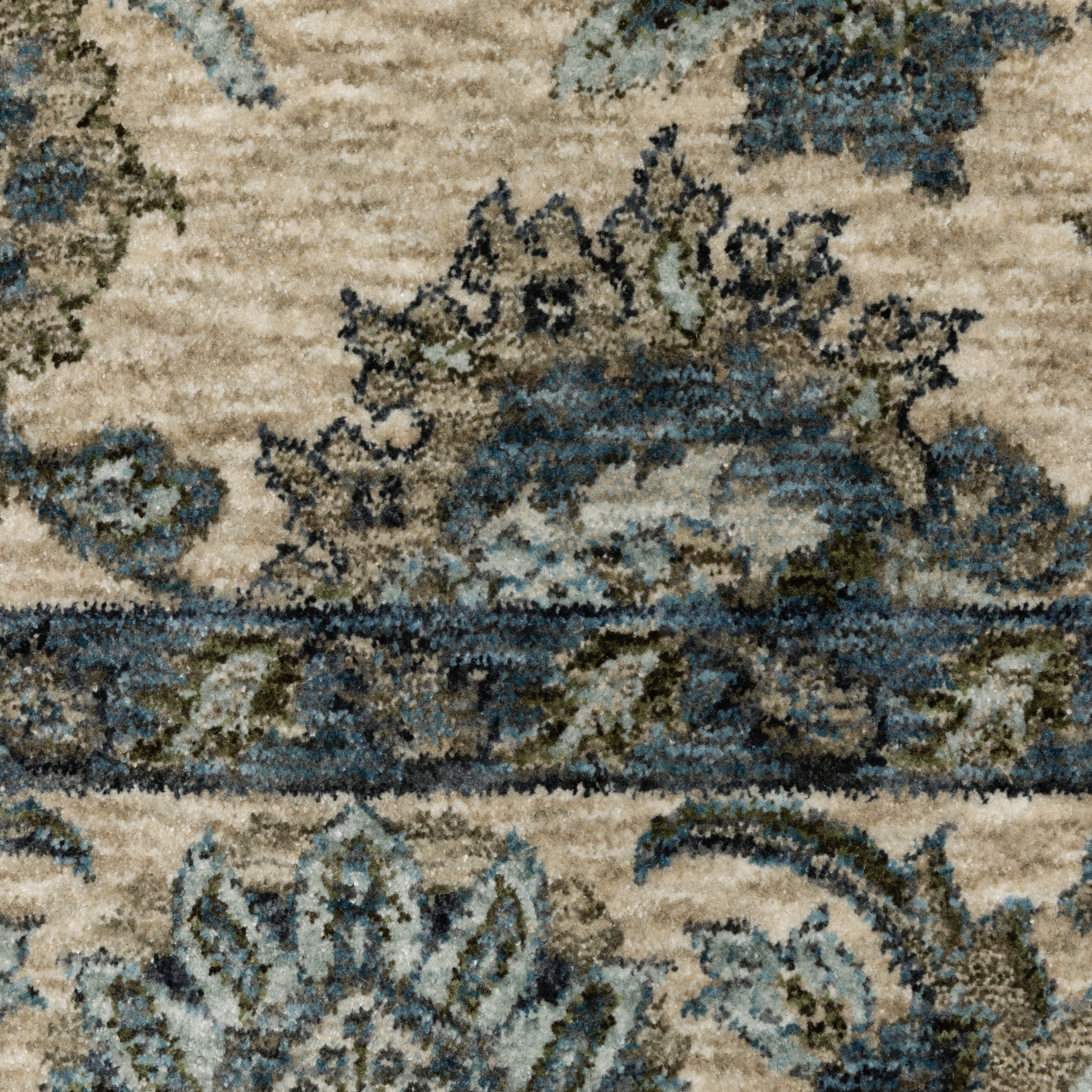 Oriental Weavers Aberdeen 70I Beige/Blue Area Rug