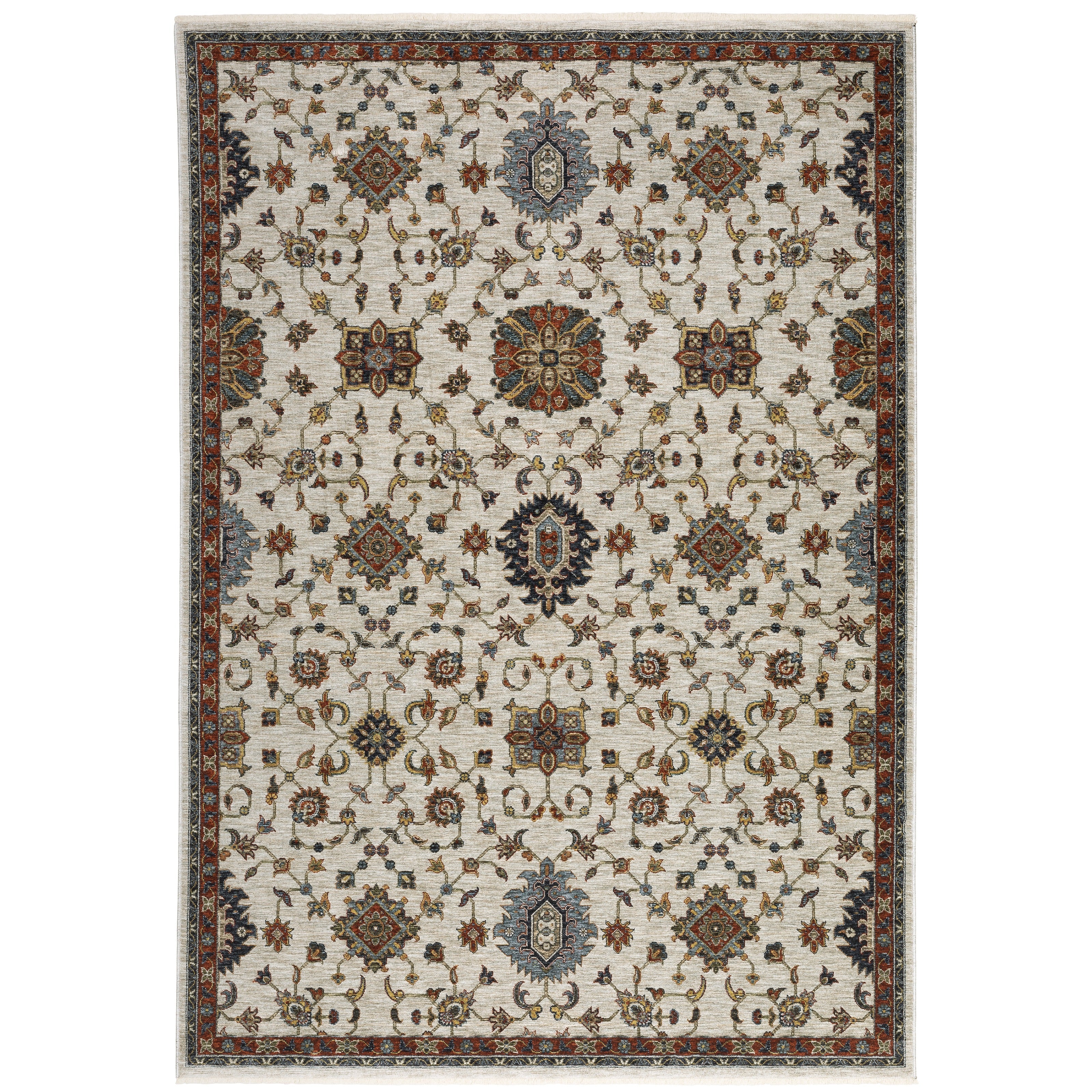 Oriental Weavers Aberdeen 751W Ivory/Multi Area Rug