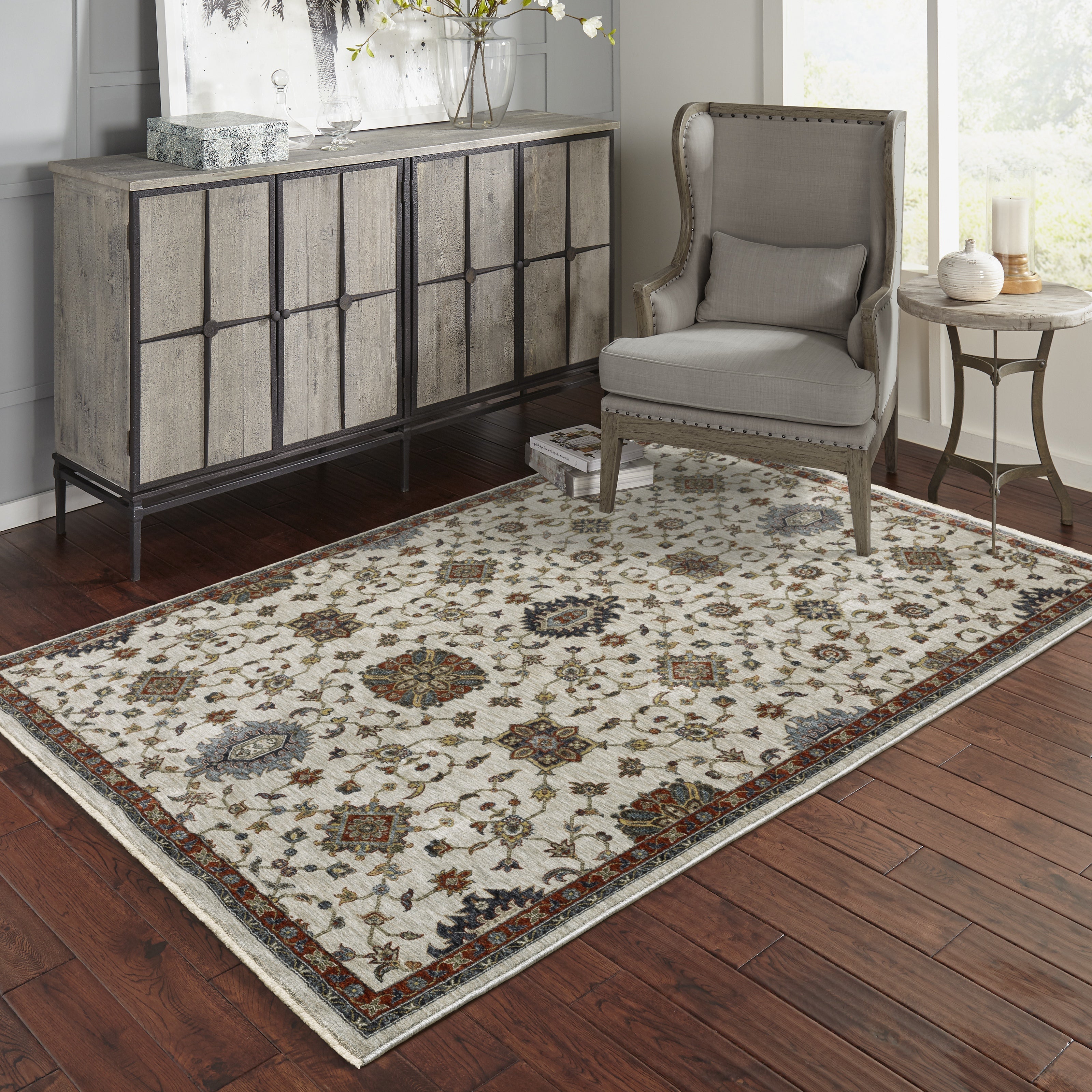 Oriental Weavers Aberdeen 751W Ivory/Multi Area Rug
