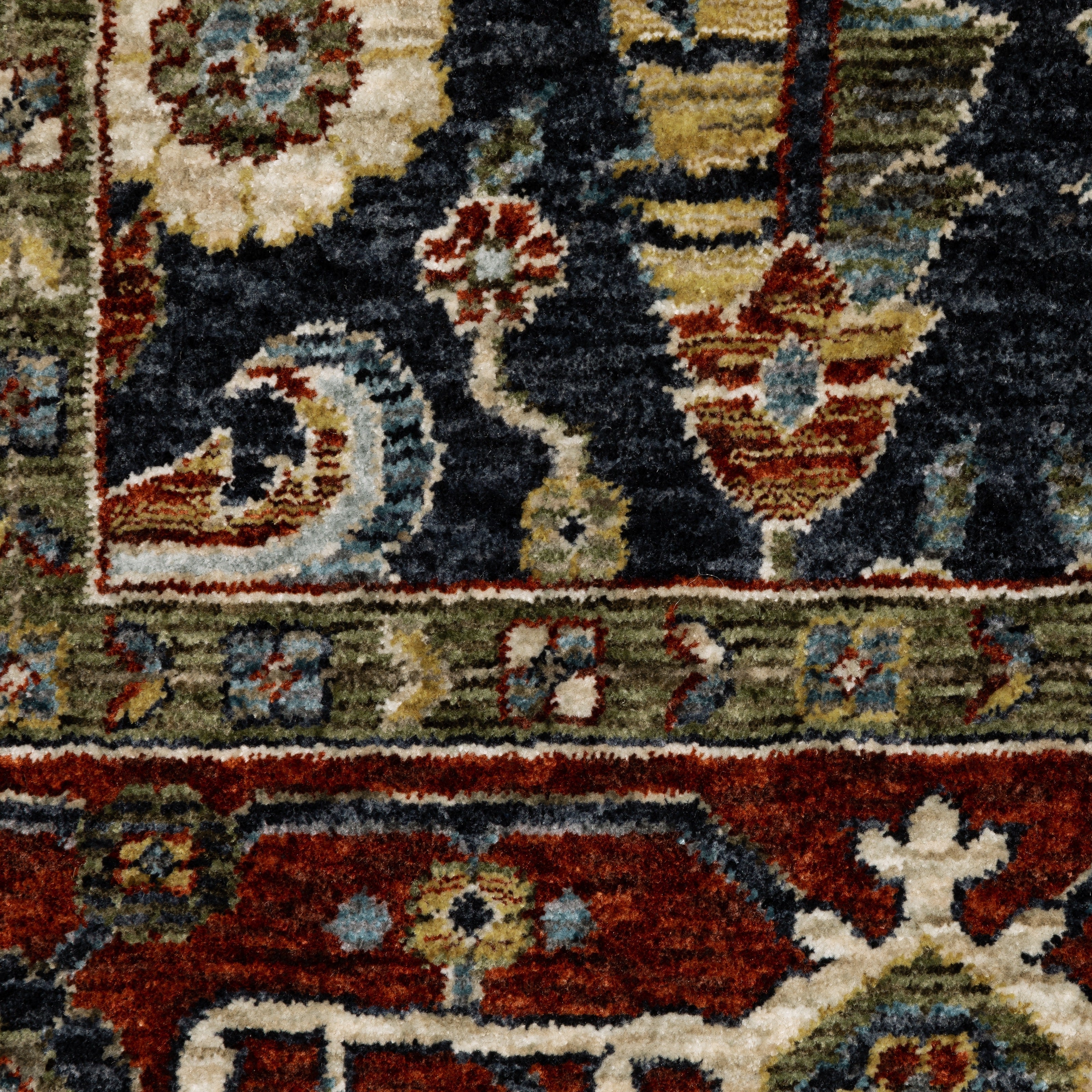 Oriental Weavers Aberdeen 752W Ivory/Red Area Rug