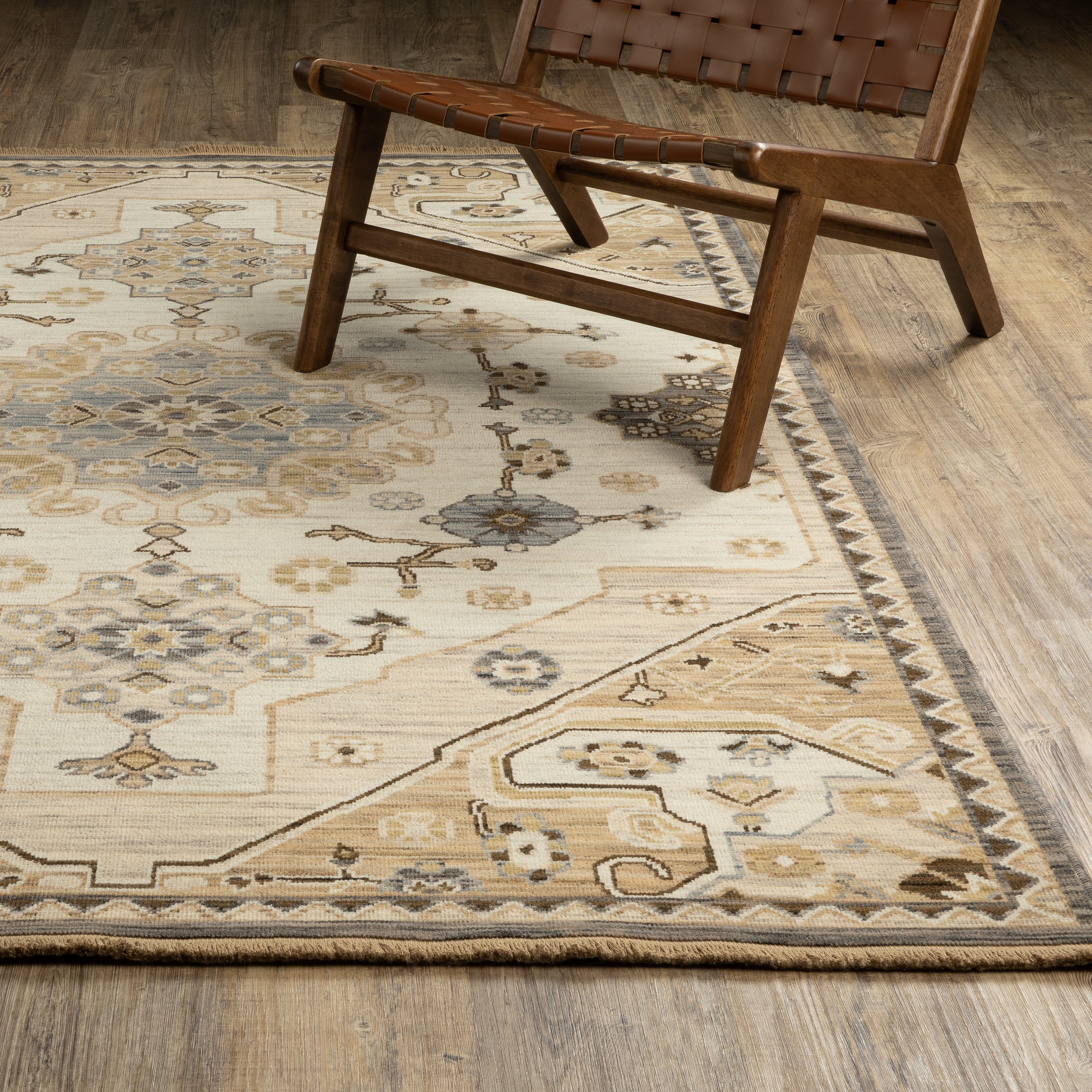 Oriental Weavers Acacia ACA03 Tan/Grey Area Rug