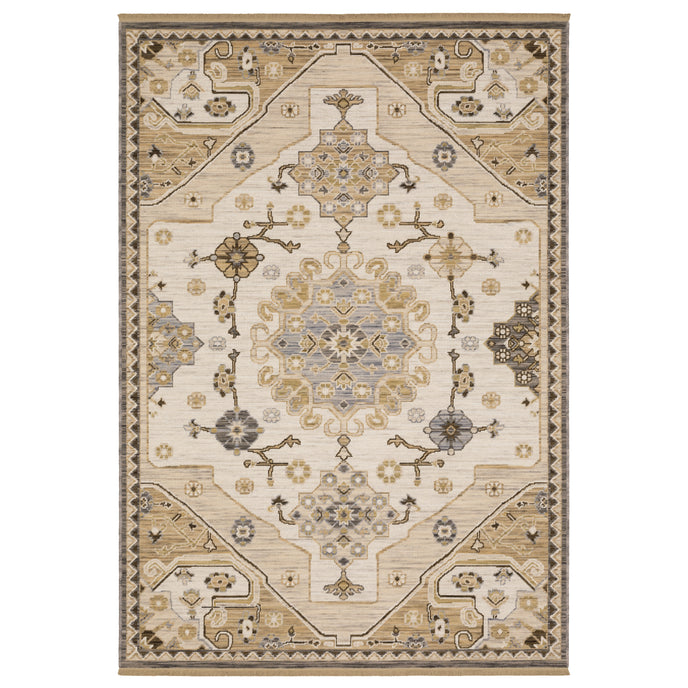 Oriental Weavers Acacia ACA03 Tan/Grey Area Rug