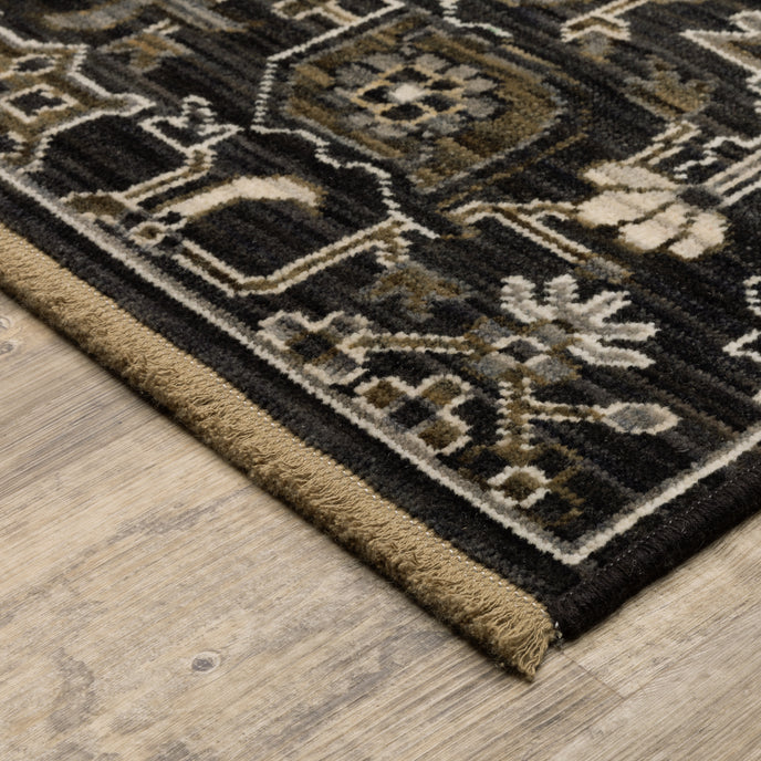 Oriental Weavers Acacia ACA05 Black/Tan Area Rug