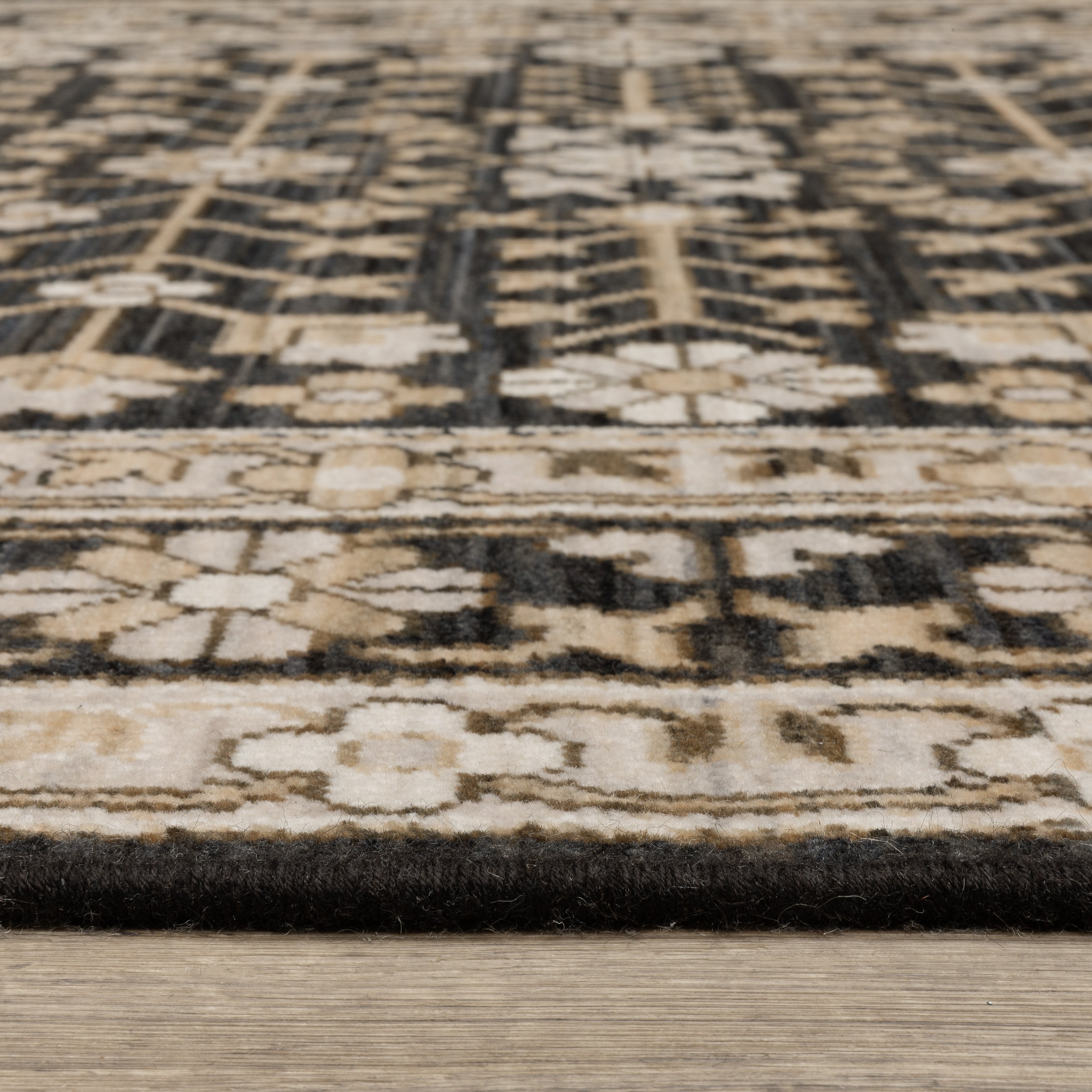 Oriental Weavers Acacia ACA10 Black/Beige Area Rug