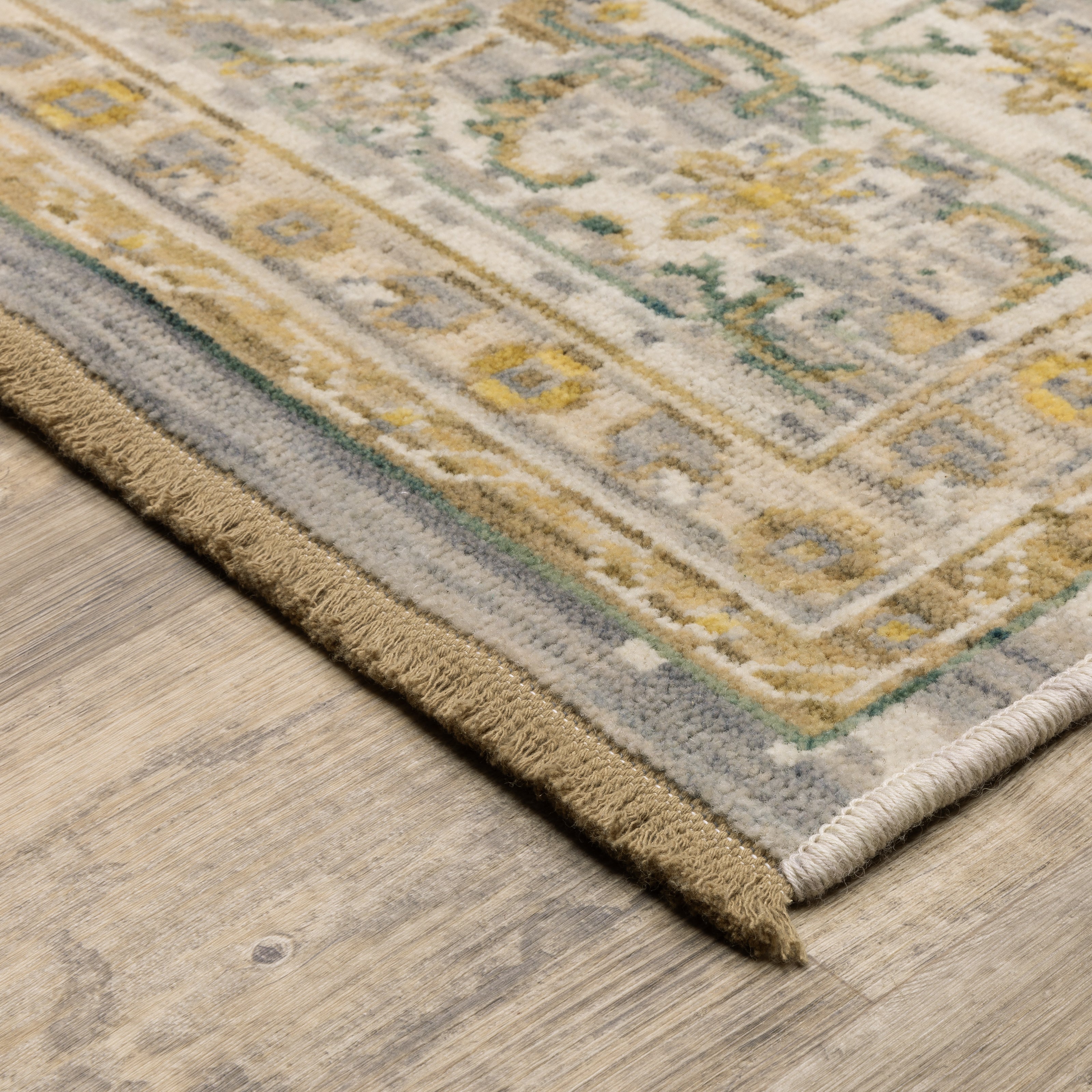 Oriental Weavers Acacia ACA14 Beige/Green Area Rug