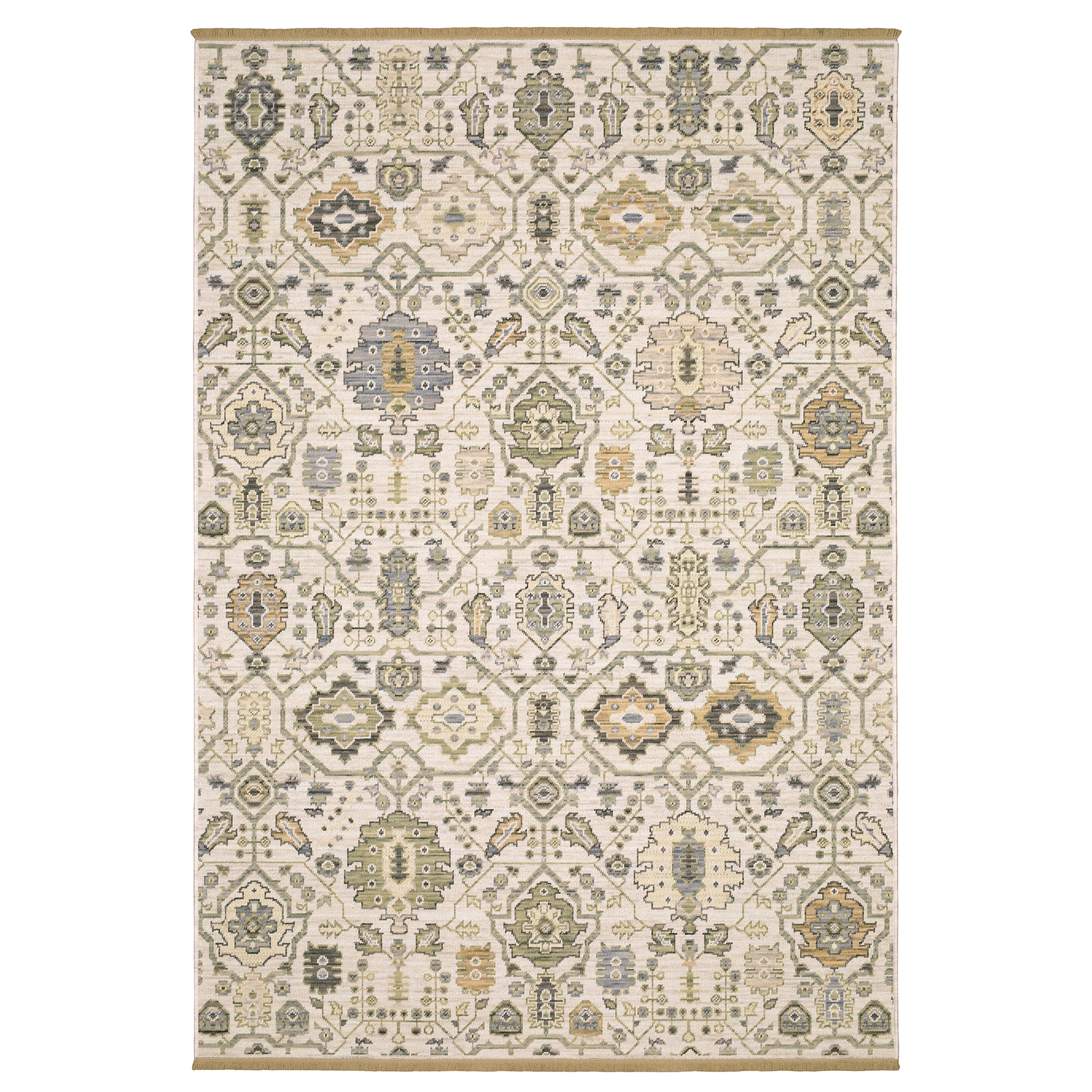 Oriental Weavers Acacia ACA16 Ivory/Gold Area Rug
