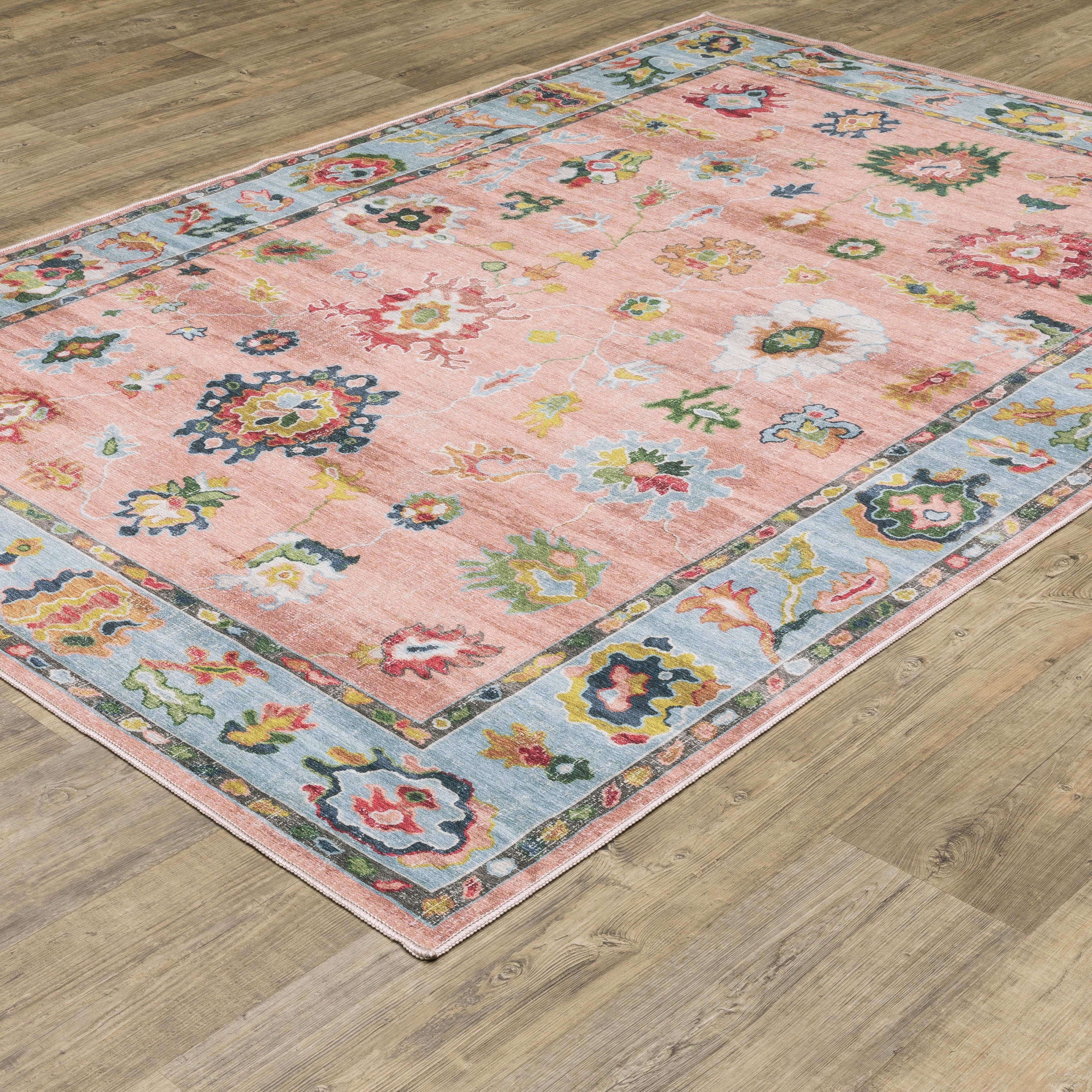 Oriental Weavers Addison ADD01 Pink/Blue Area Rug