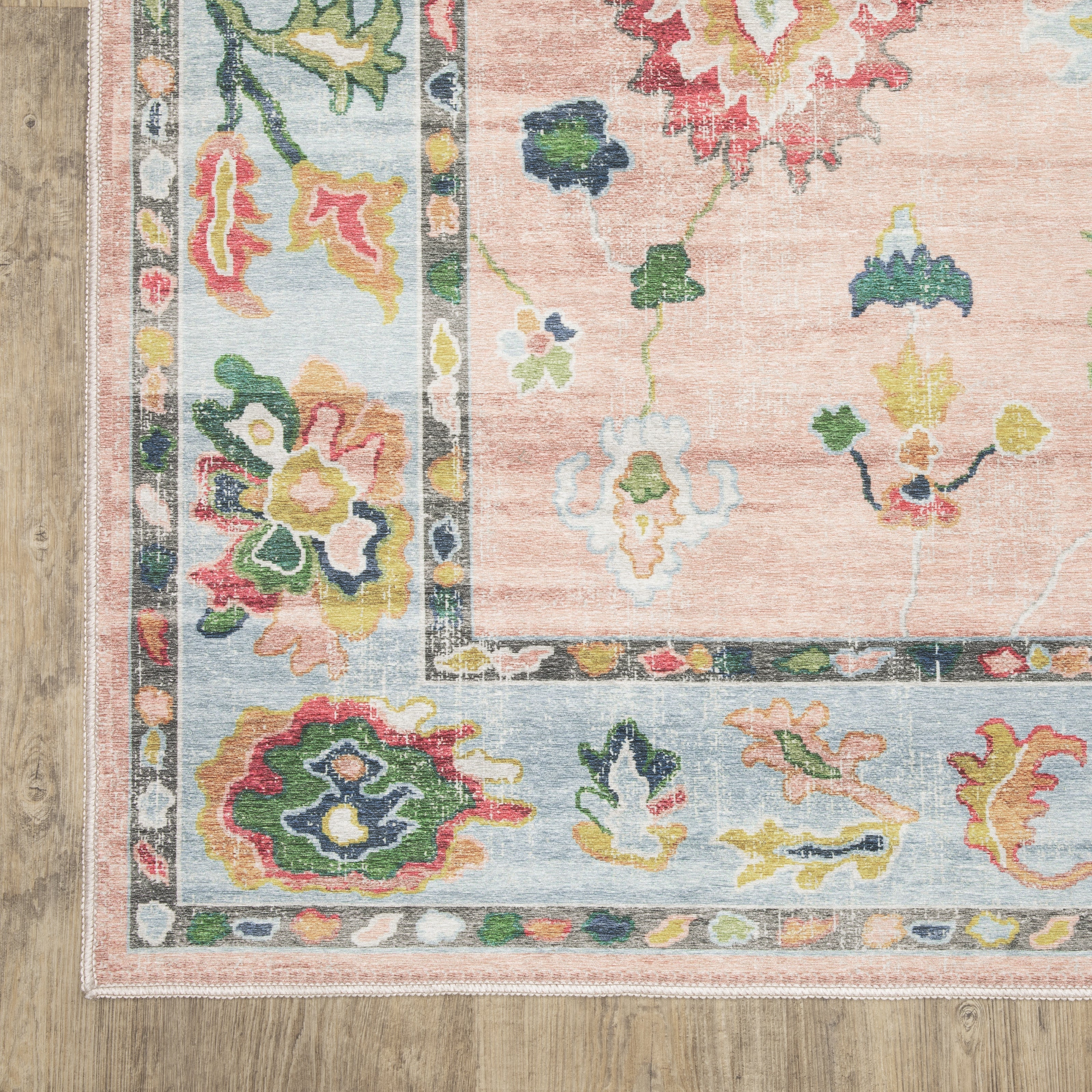 Oriental Weavers Addison ADD01 Pink/Blue Area Rug