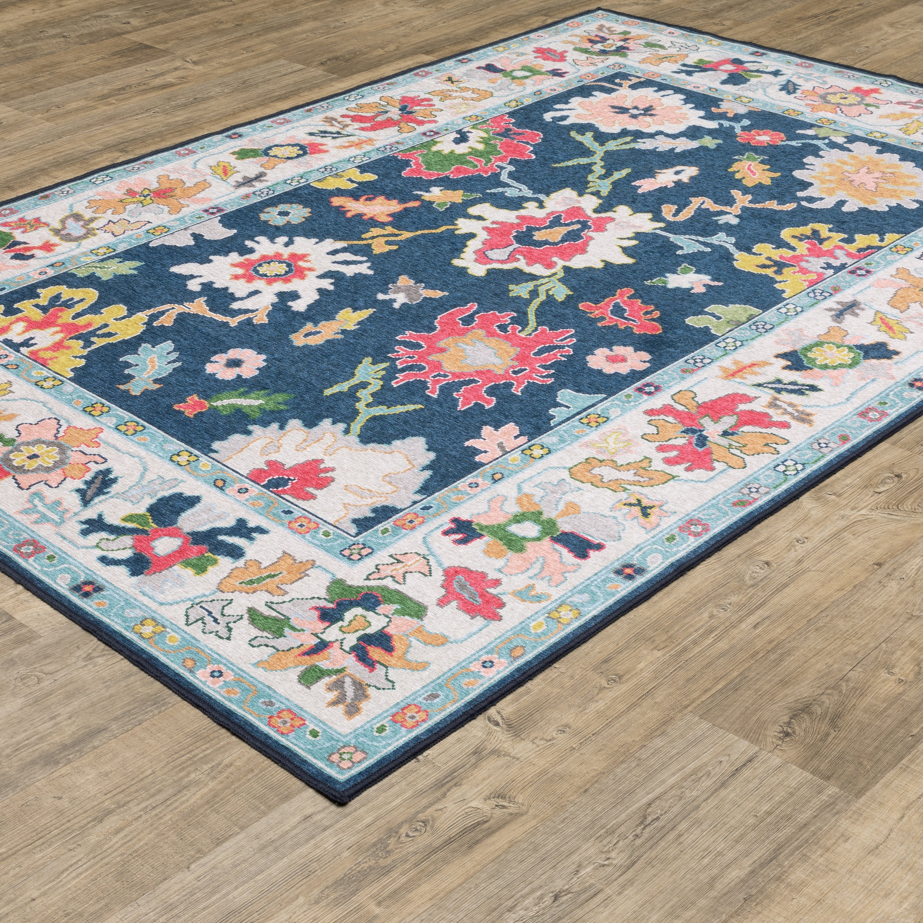 Oriental Weavers Addison ADD03 Blue/Multi Area Rug