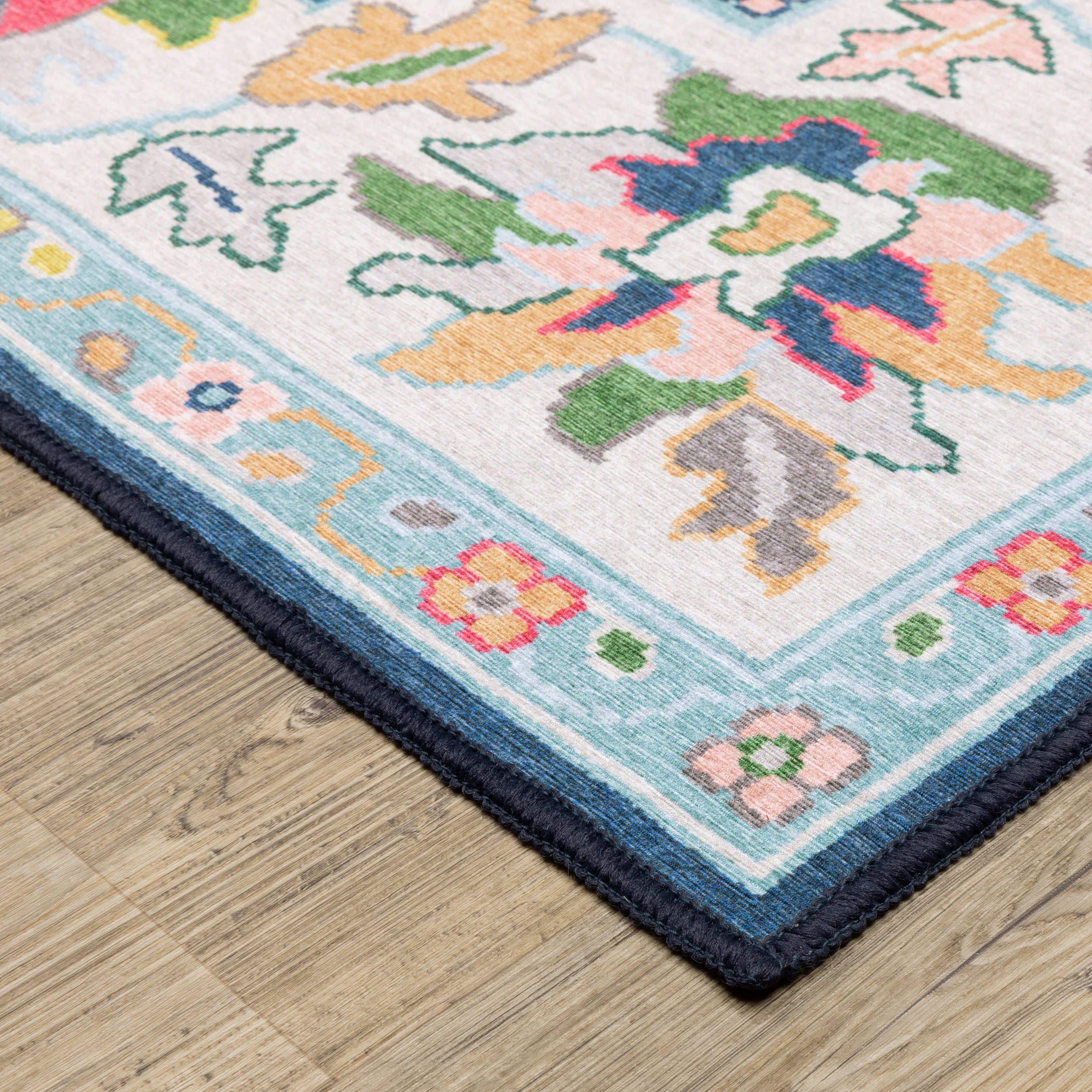 Oriental Weavers Addison ADD03 Blue/Multi Area Rug
