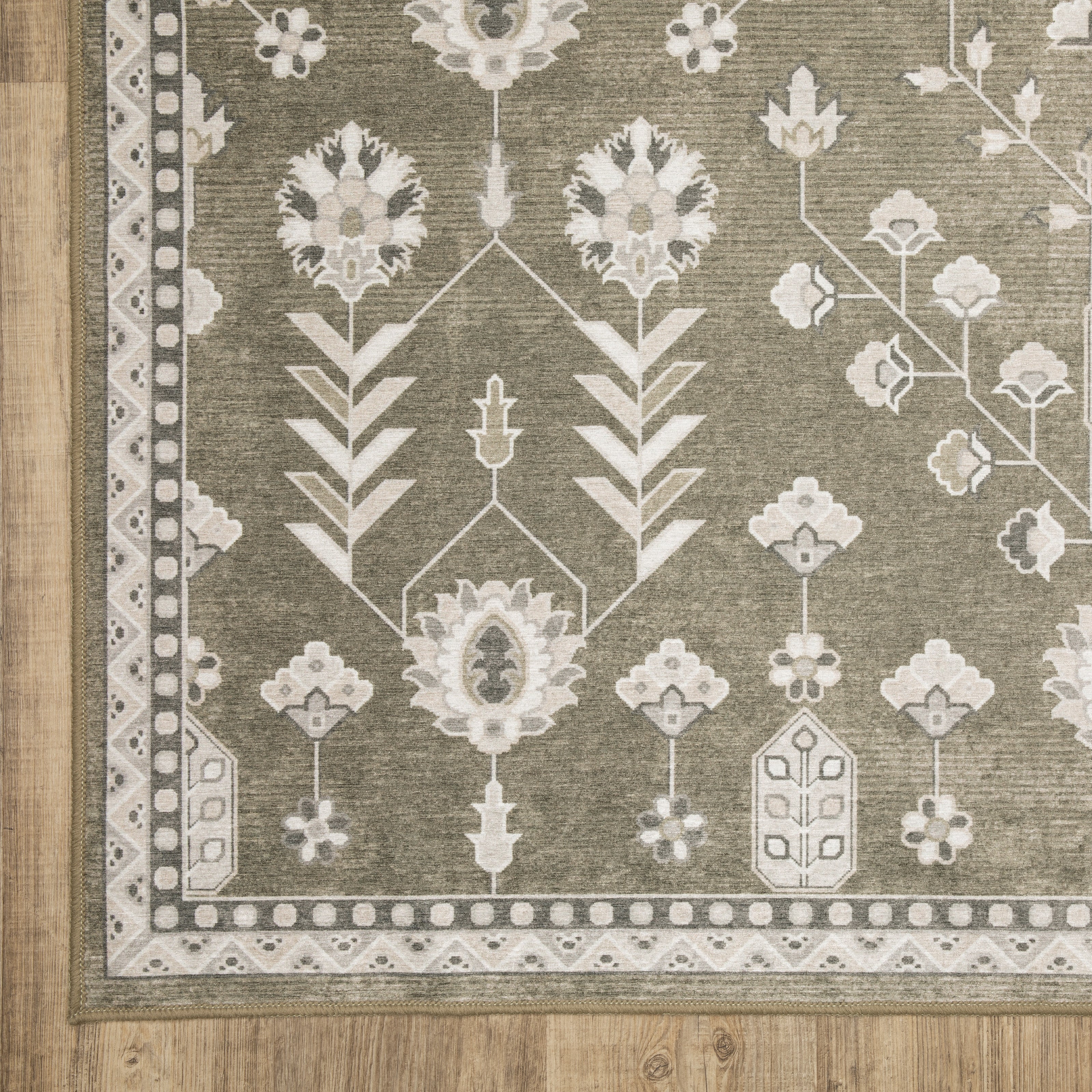 Oriental Weavers Addison ADD07 Brown/Ivory Area Rug