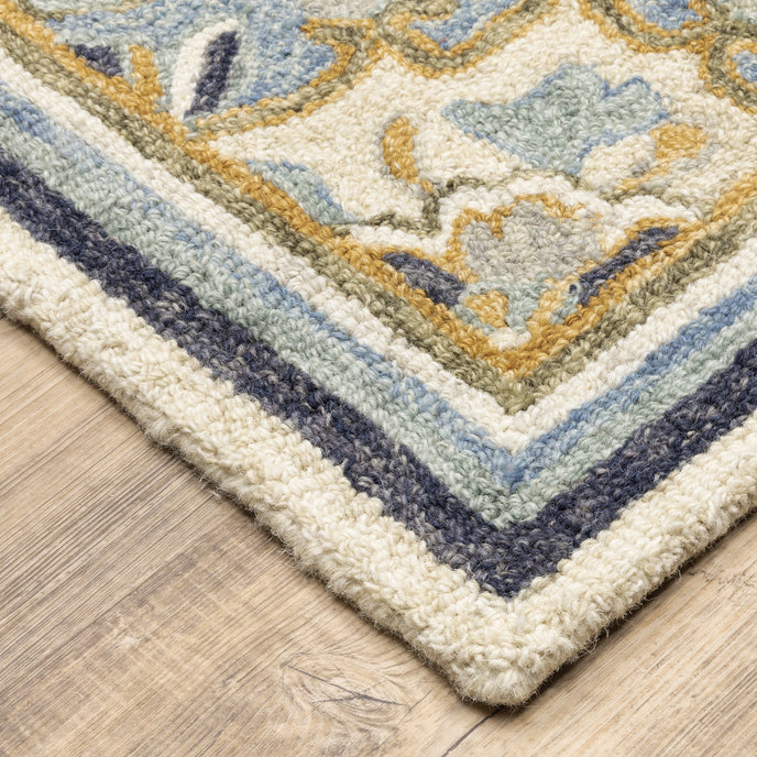 Oriental Weavers Alfresco 28402 Blue/Ivory Area Rug