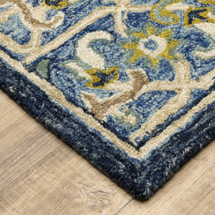 Oriental Weavers Alfresco 28405 Navy/Blue Area Rug