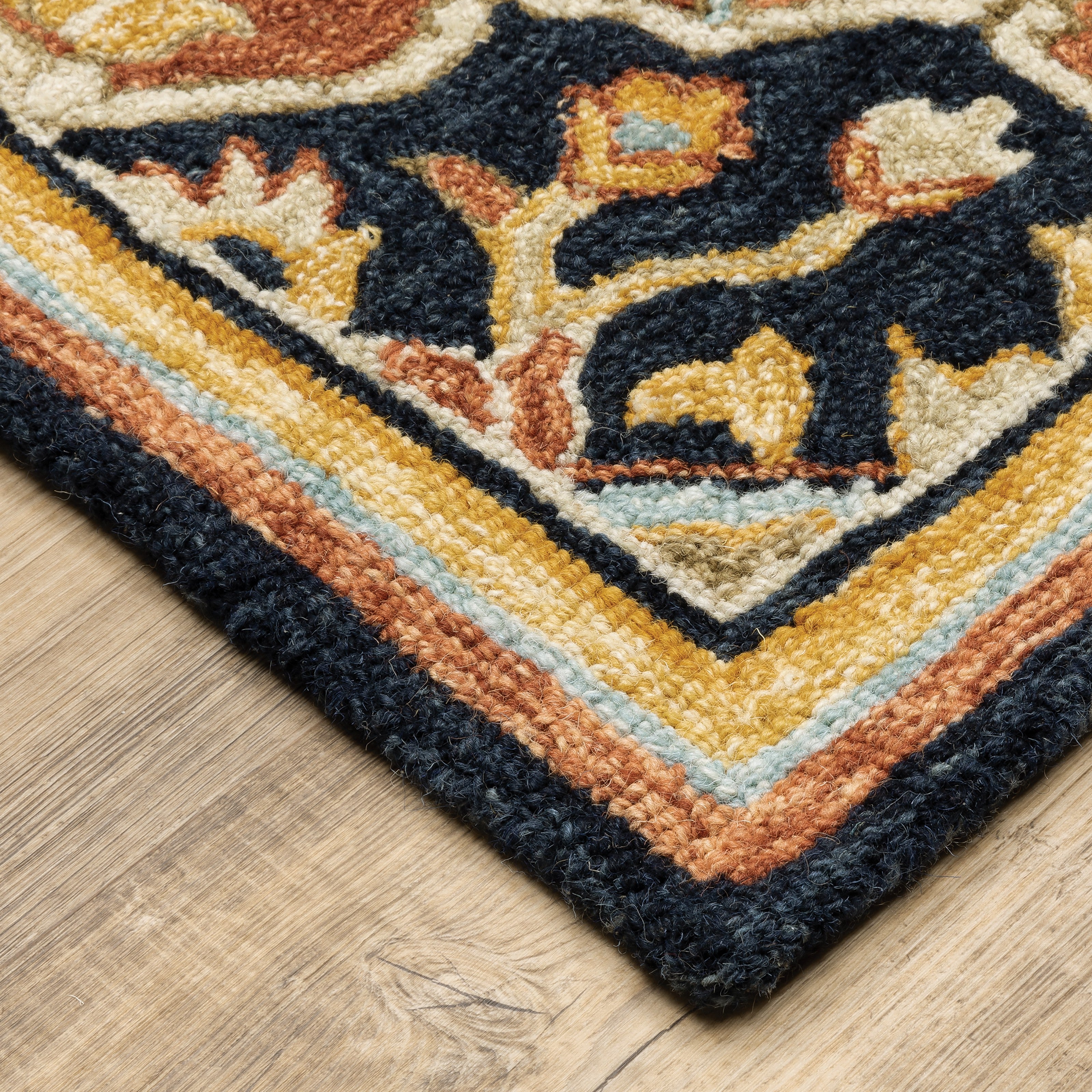 Oriental Weavers Alfresco 28408 Navy/Rust Area Rug