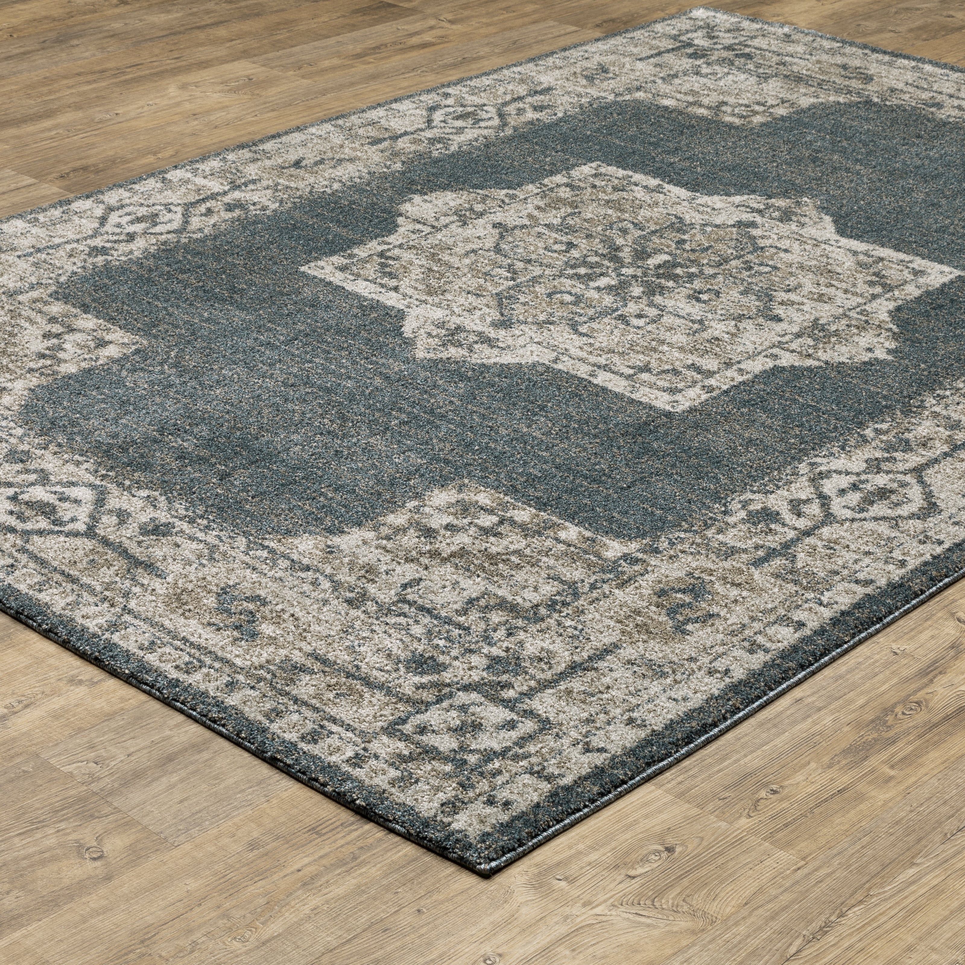 Oriental Weavers Alton 5501B Blue/Beige Area Rug
