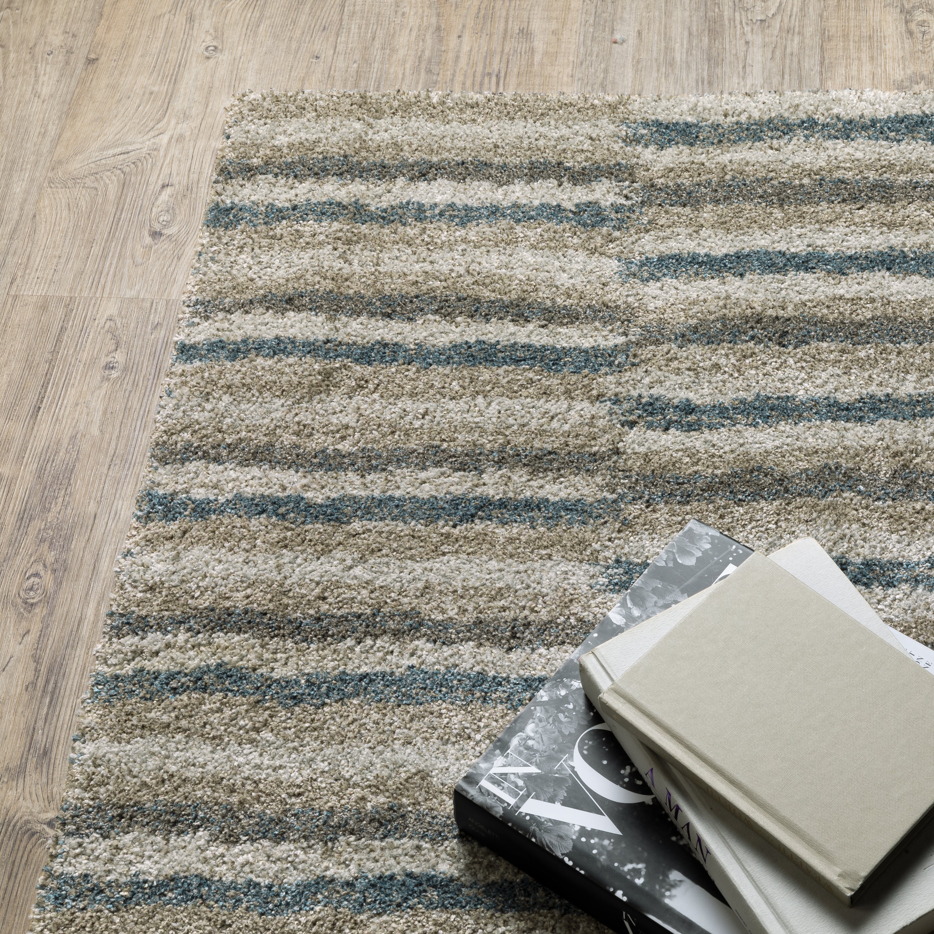 Oriental Weavers Alton 5502D Beige/Blue Area Rug
