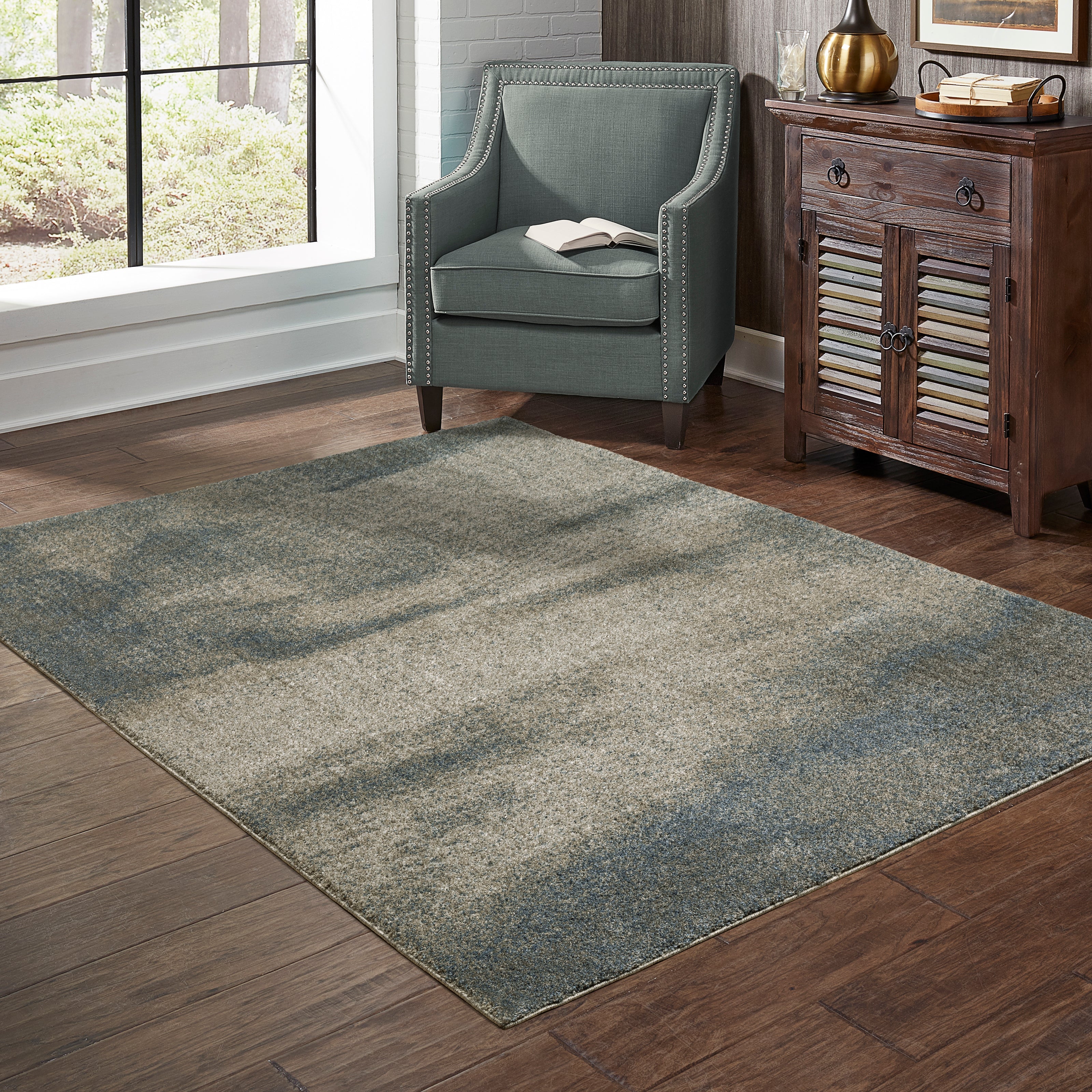 Oriental Weavers Alton 5562V Beige/Blue Area Rug