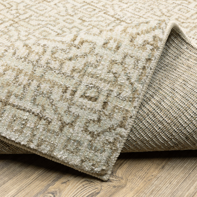 Oriental Weavers Atlas 3721G Ivory/Beige Area Rug