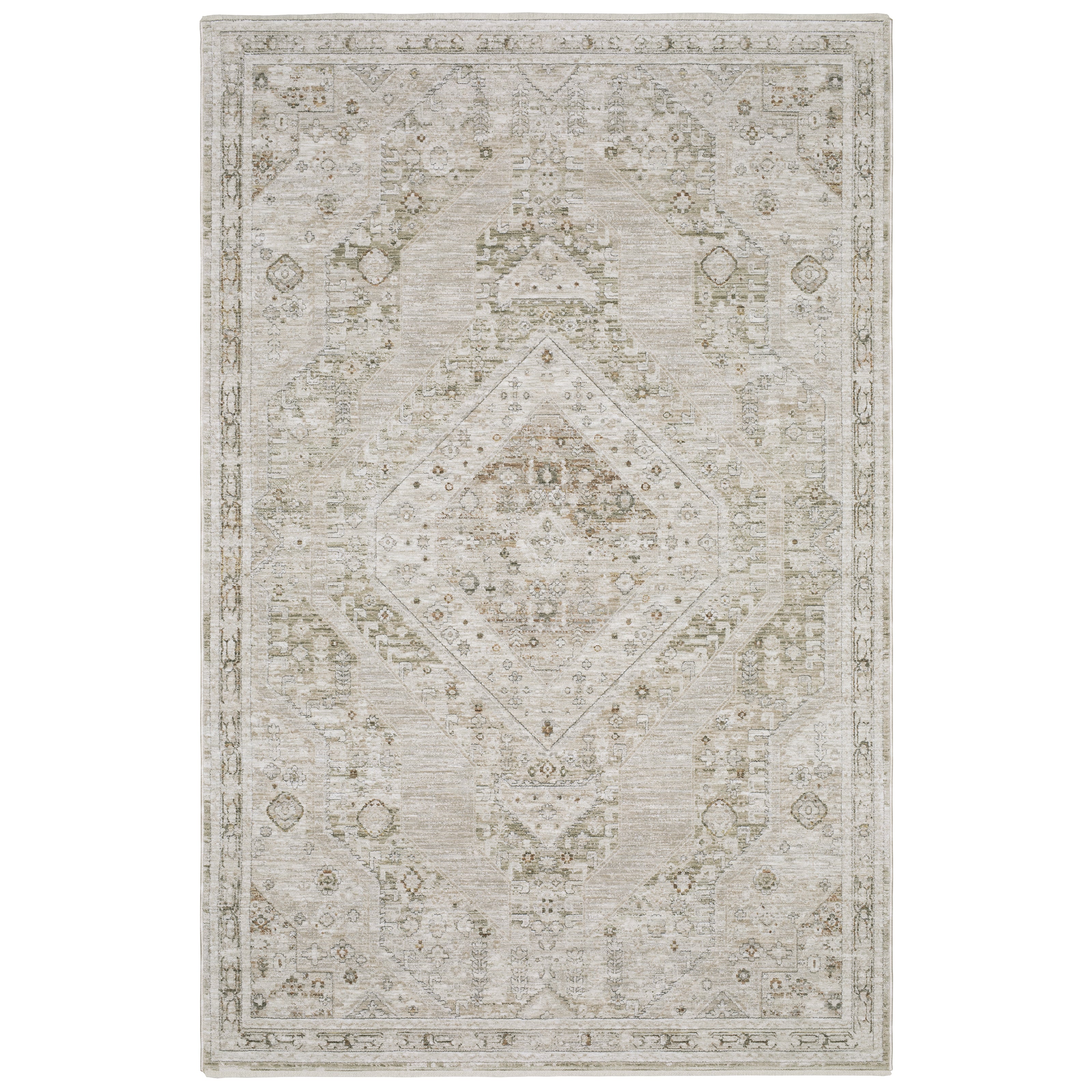 Oriental Weavers Avalon AVA06 Beige/Ivory Area Rug