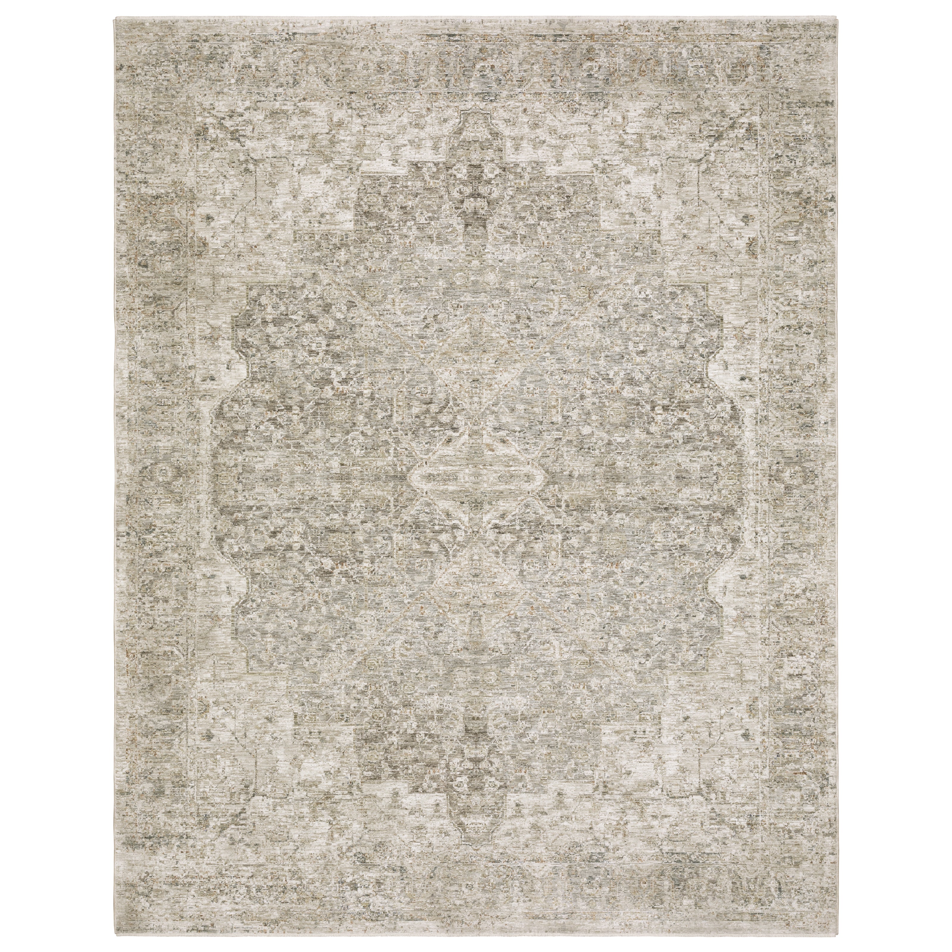 Oriental Weavers Avalon AVA08 Beige/Grey Area Rug