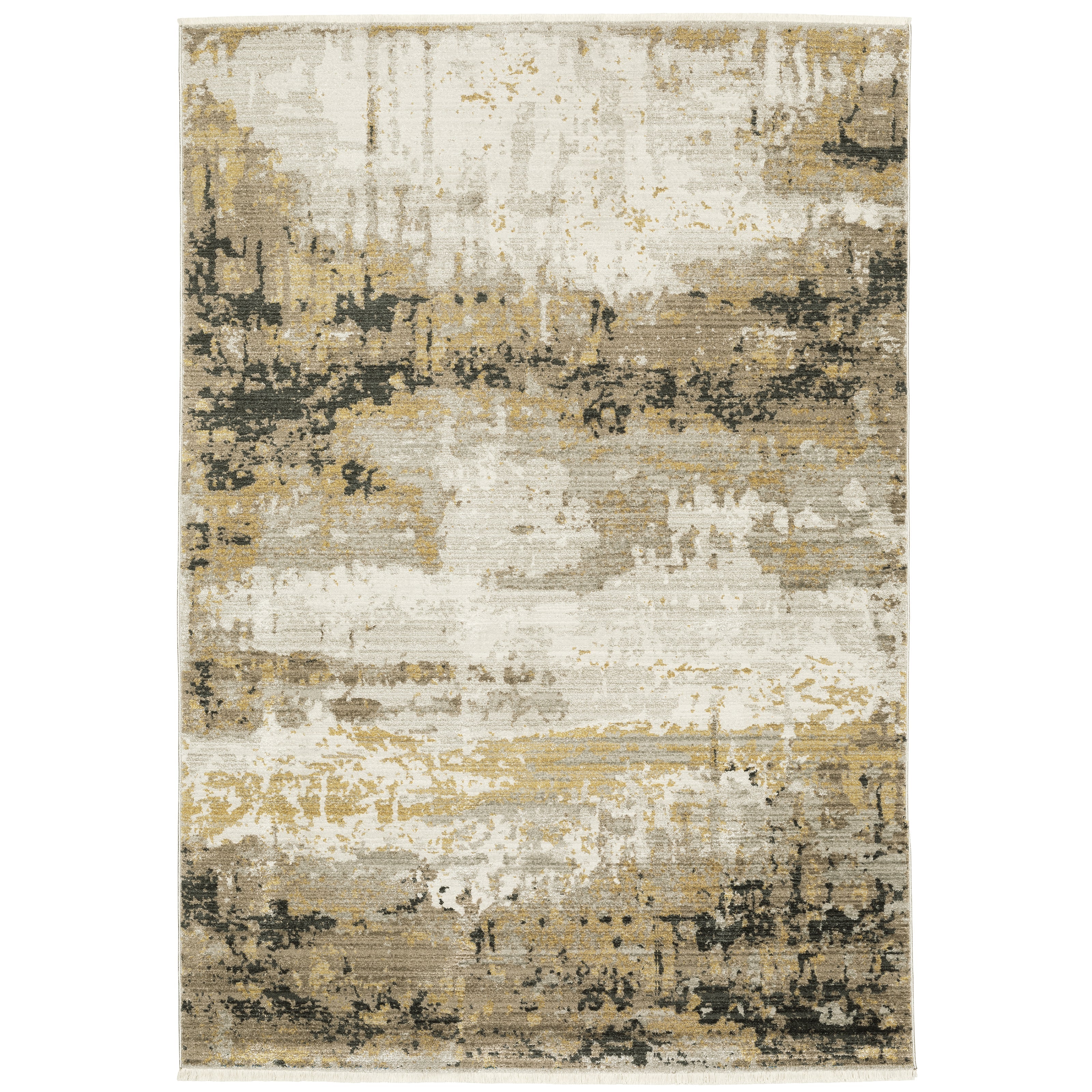 Oriental Weavers Bauer 2061X Gold/Black Area Rug