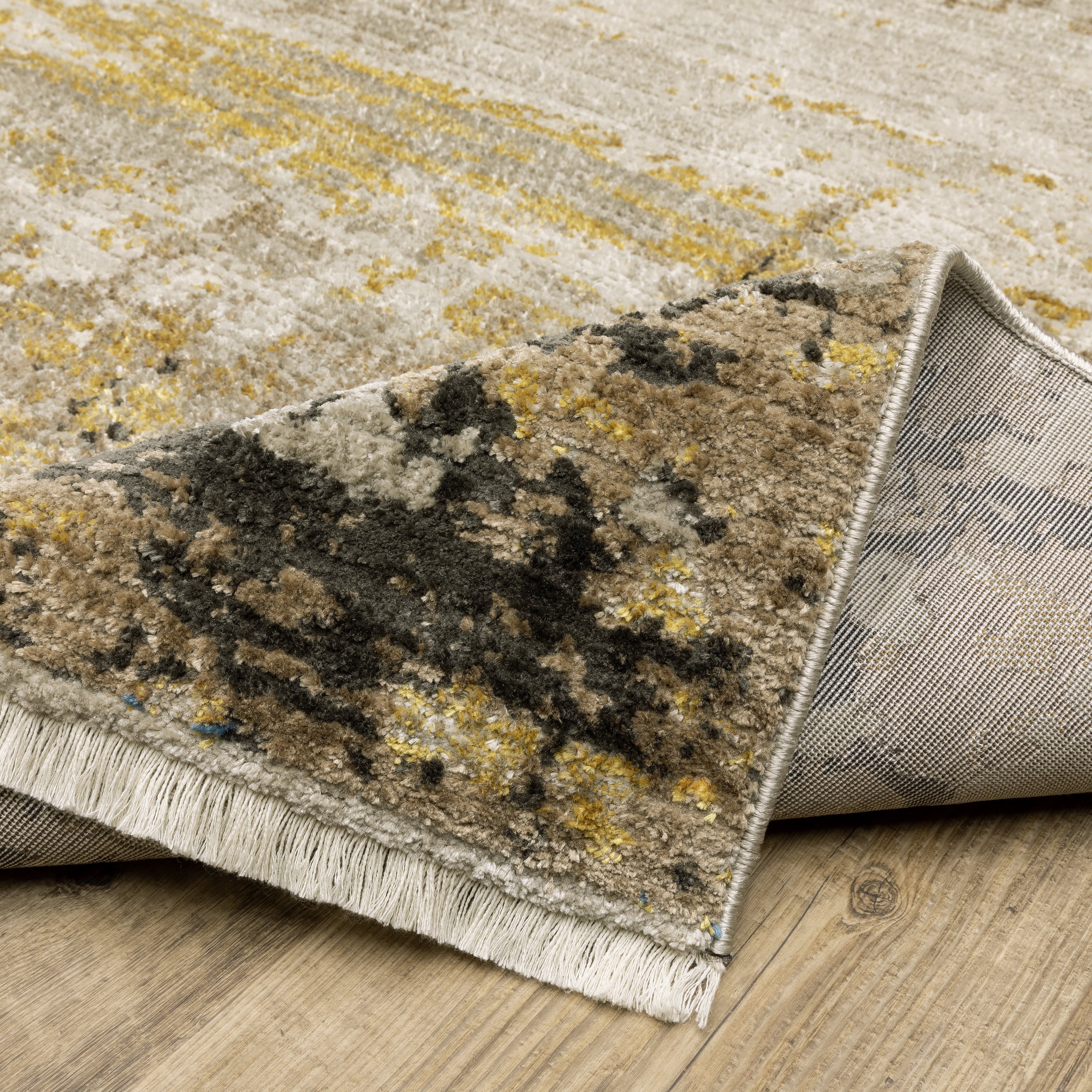 Oriental Weavers Bauer 2061X Gold/Black Area Rug