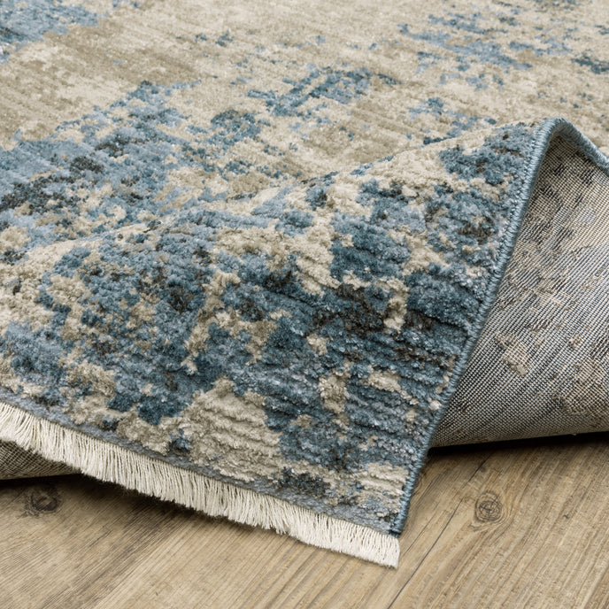 Oriental Weavers Bauer 41L Blue/Beige Area Rug