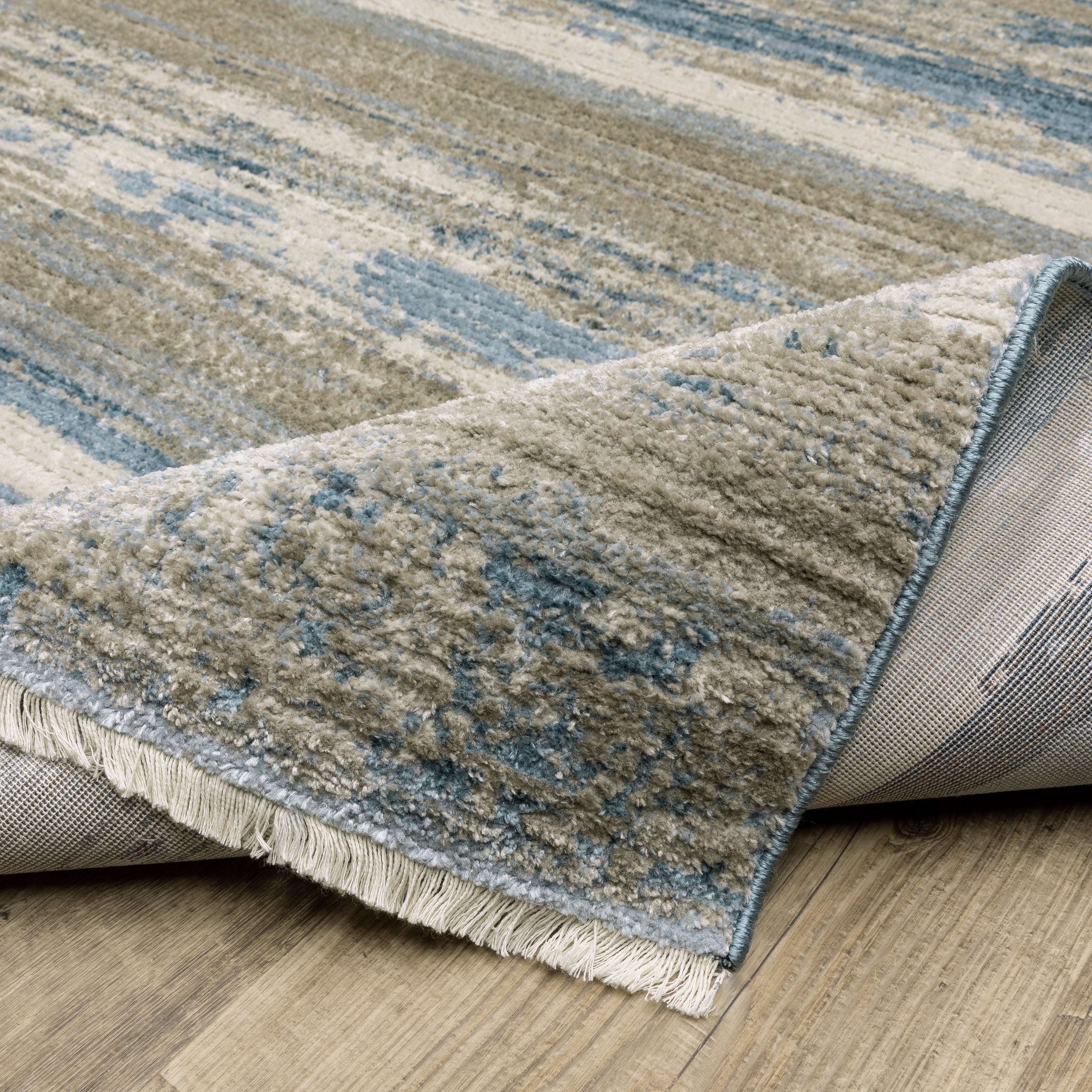 Oriental Weavers Bauer 42L Blue/Beige Area Rug